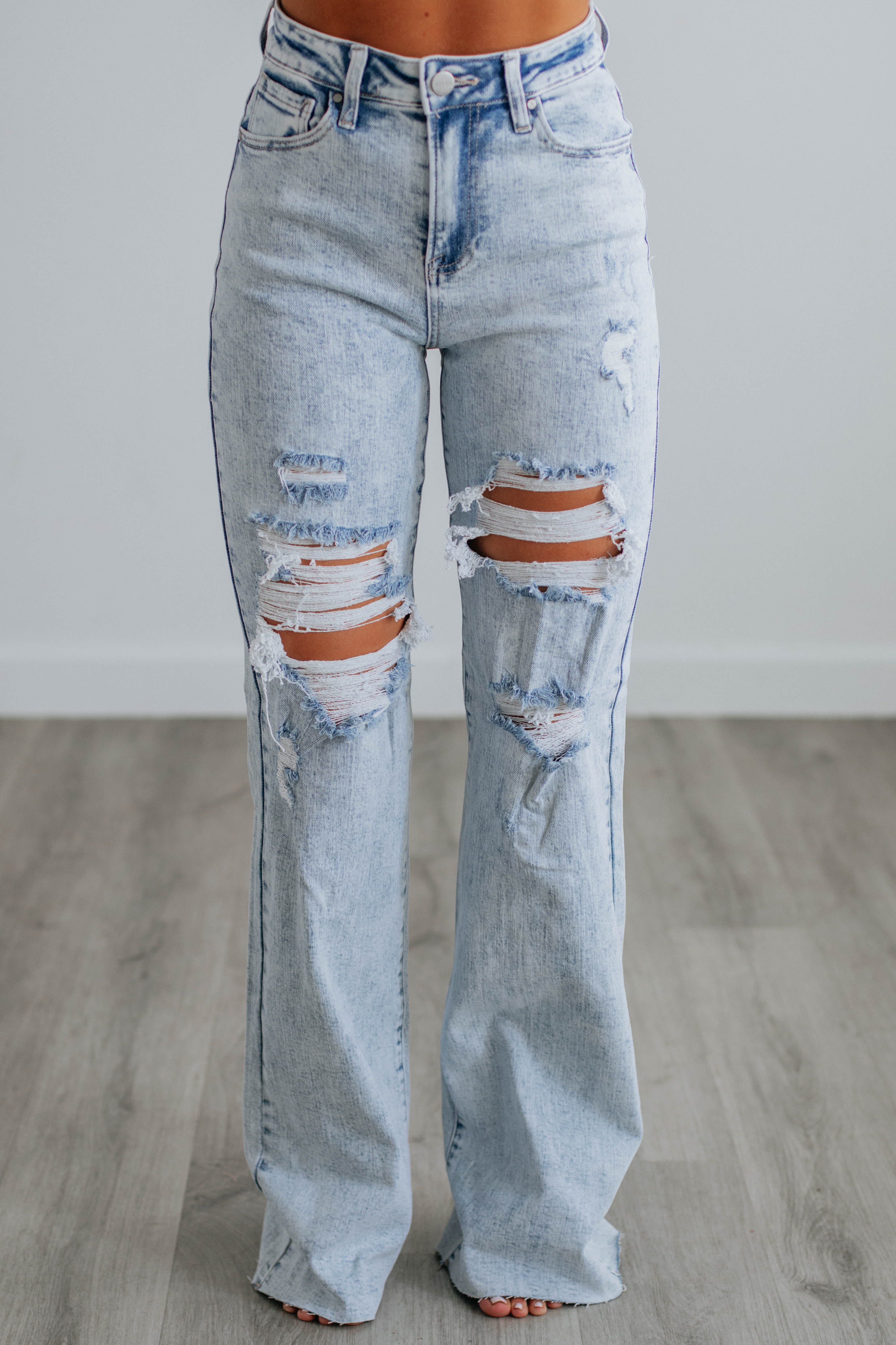 Georgia Risen Jeans - Light Wash Denim for Women | Comfortable High-Rise Skinny Jeans | Perfect for Casual Wear & Everyday Outfits