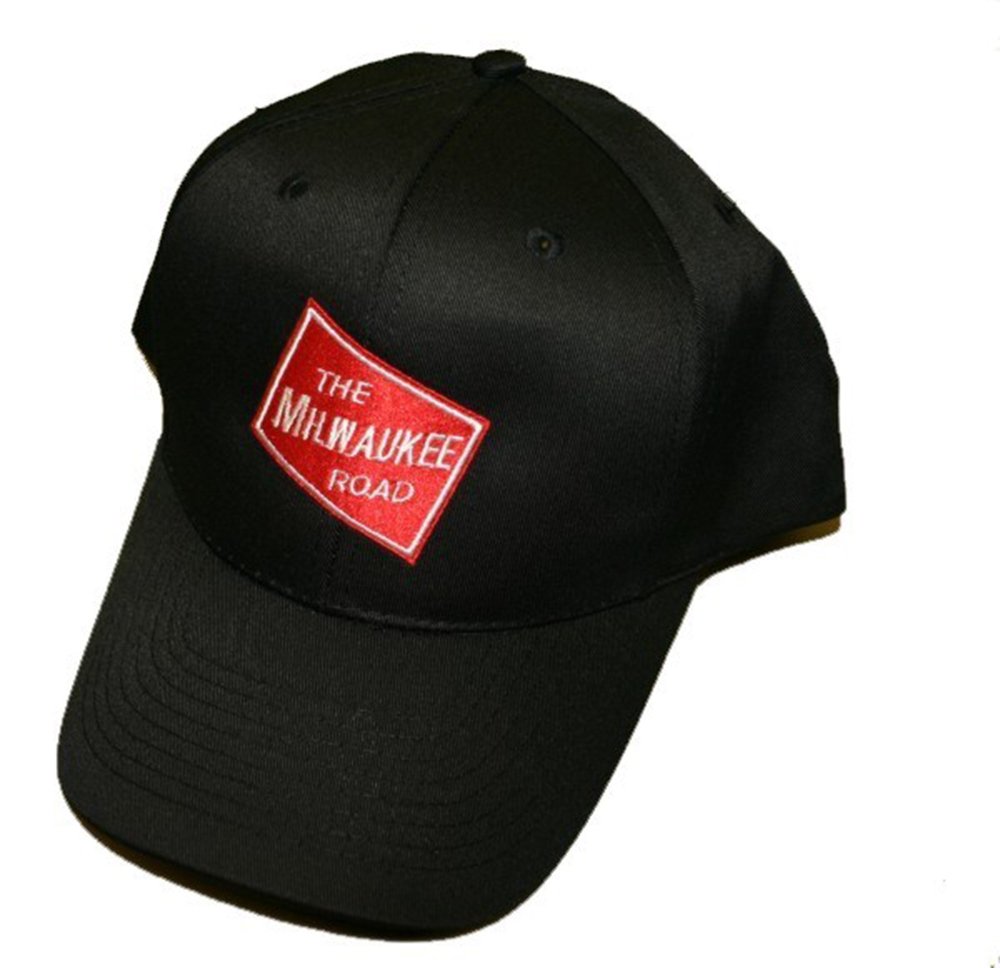 Milwaukee Road Embroidered Hat - Vintage Railroad Black Baseball Cap for Men & Women | Perfect for Train Enthusiasts, Outdoor Activities & Casual Wear