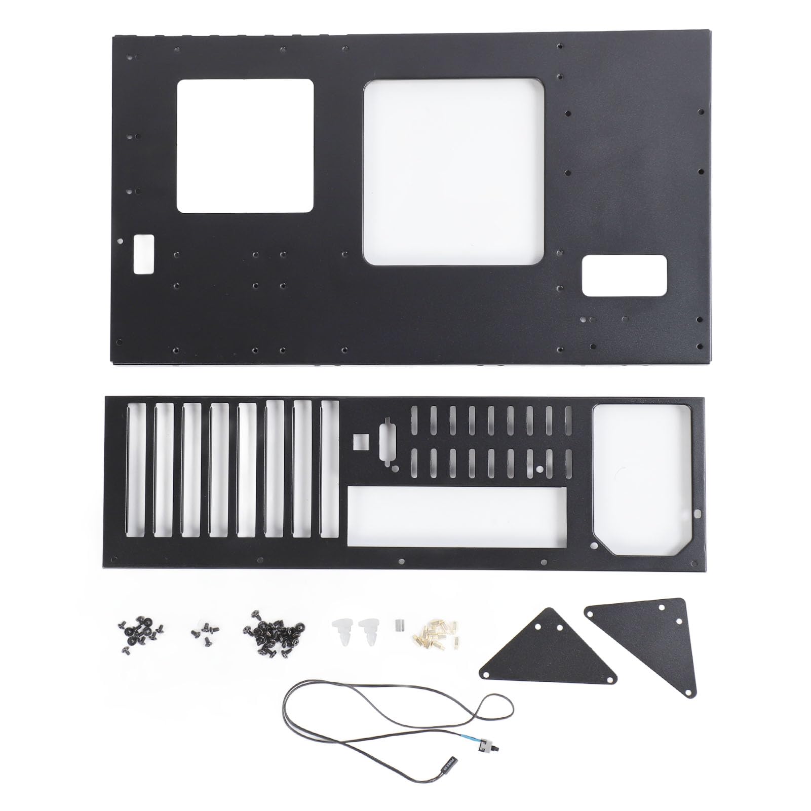 DIY Gaming Computer Case - ATX Open Chassis Rack for X79/X99 Dual Server Motherboards | Supports ATX, Micro ATX & ITX | Perfect for Custom PC Builds & Gaming Rigs