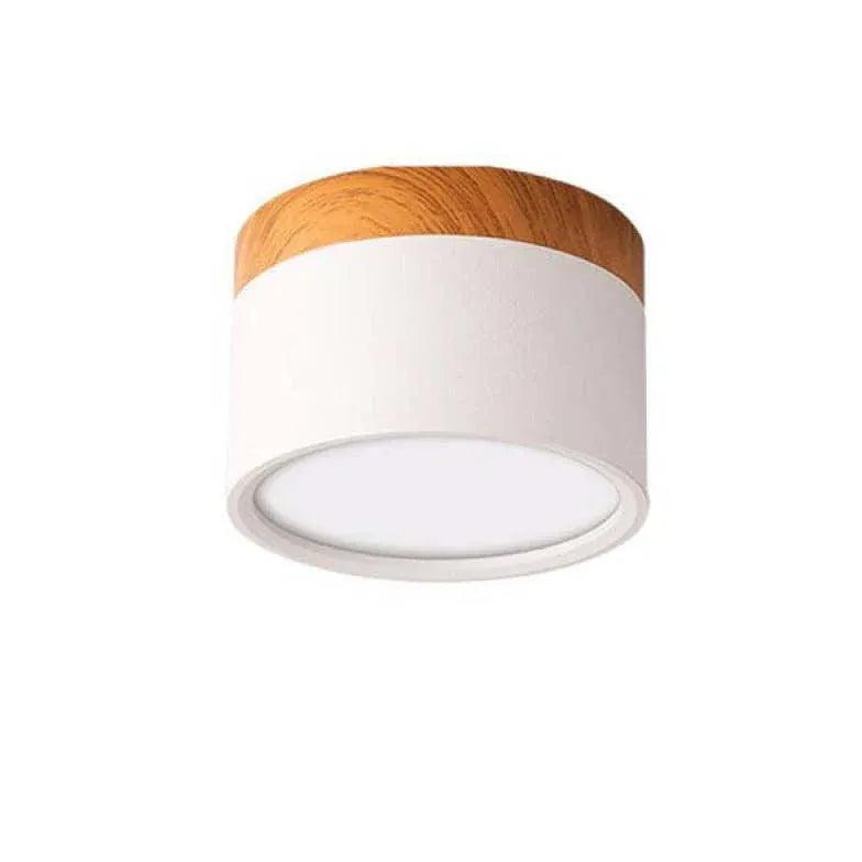 Modern LED Flush Mount Ceiling Light - Energy Efficient Yellow Downlight for Living Room, Bedroom & Kitchen - Dimmable Bright Lighting Fixture for Home & Office
