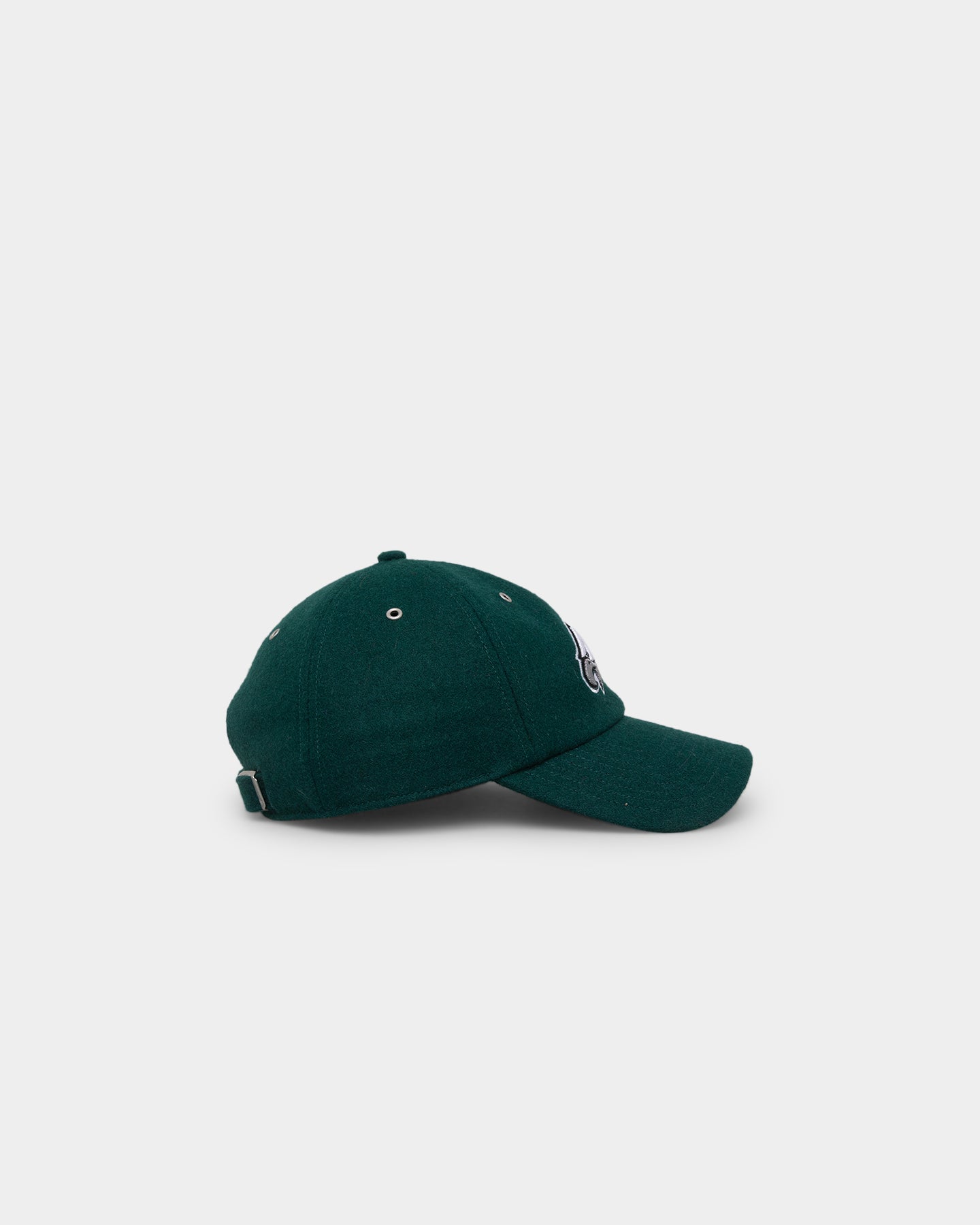 47 Brand Philadelphia Eagles 'Wooly Clean Up' Strapback Pacific Green Adjustable Hat - Perfect for Game Day, Tailgating & Eagles Fan Gifts
