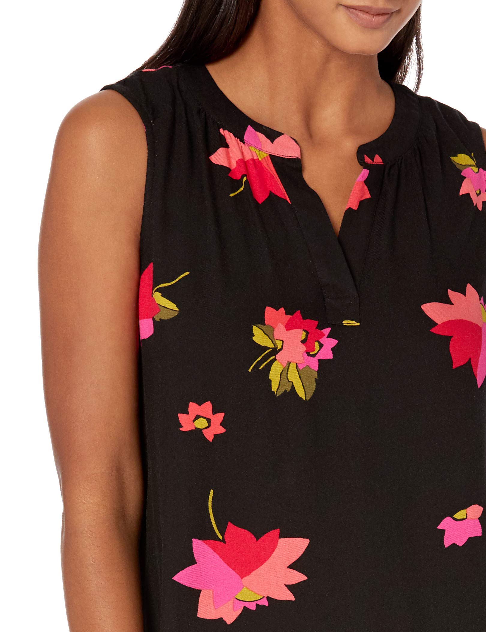 Amazon Essentials Women's Sleeveless Woven Shift Dress - Comfortable Summer Casual Dress for Work, Office, or Vacation Wear