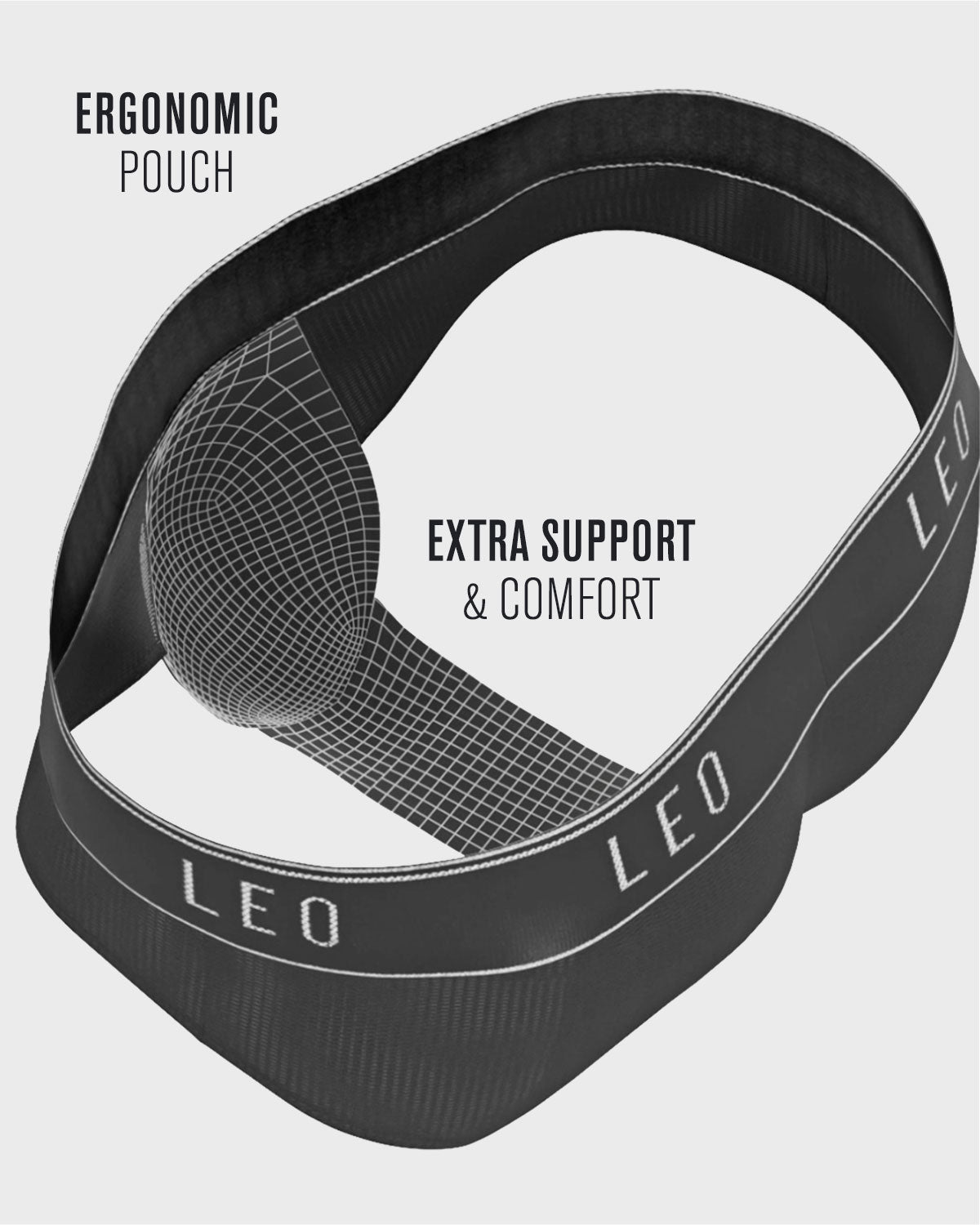 Breathable Microfiber Men's Underwear with Ergonomic Pouch Support - Perfect for Gym, Travel & Everyday Comfort