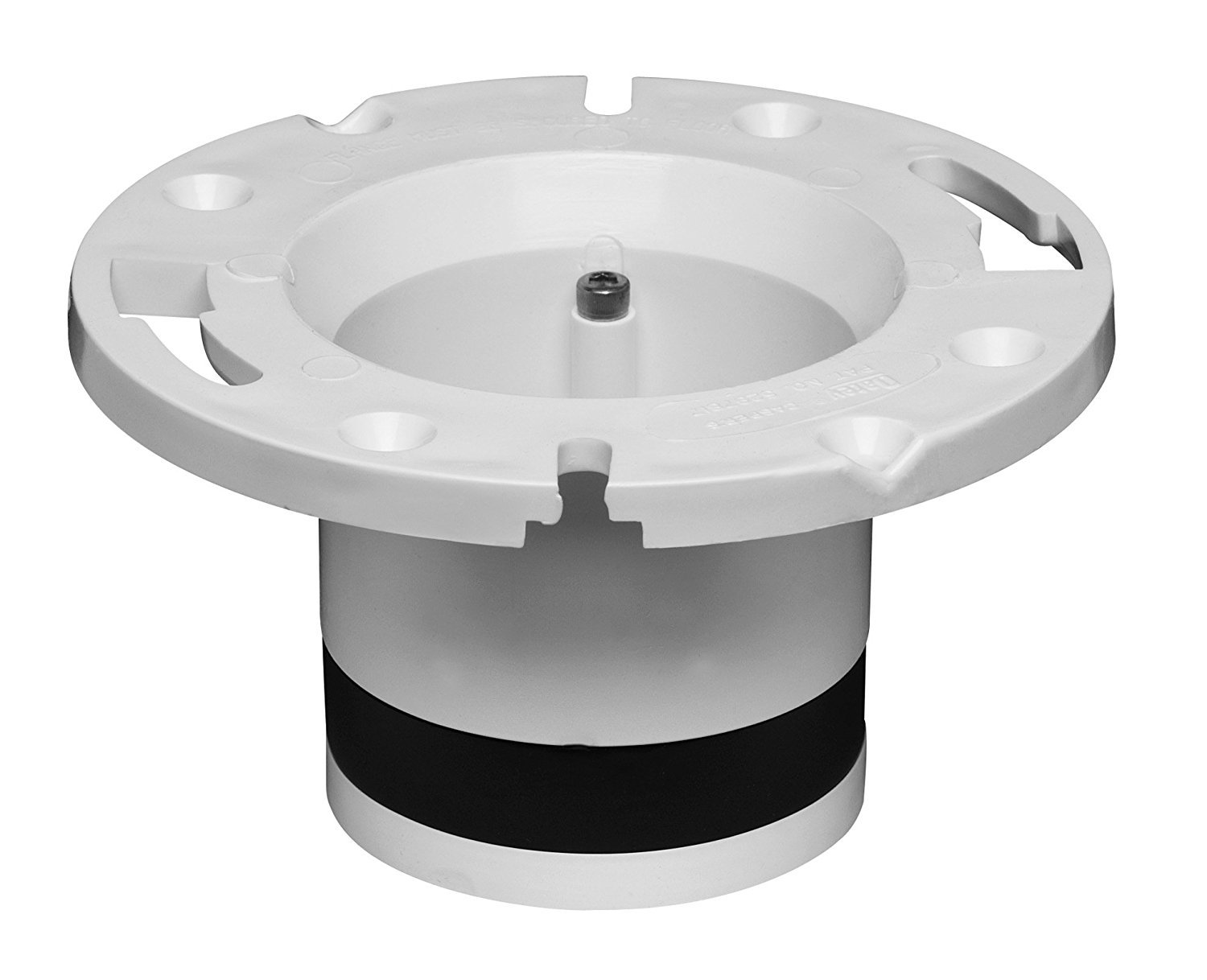 Oatey 4 Inch PVC Closet Flange Replacement - Durable Toilet Drain Repair Kit for Bathroom Plumbing & Floor Drain Installation