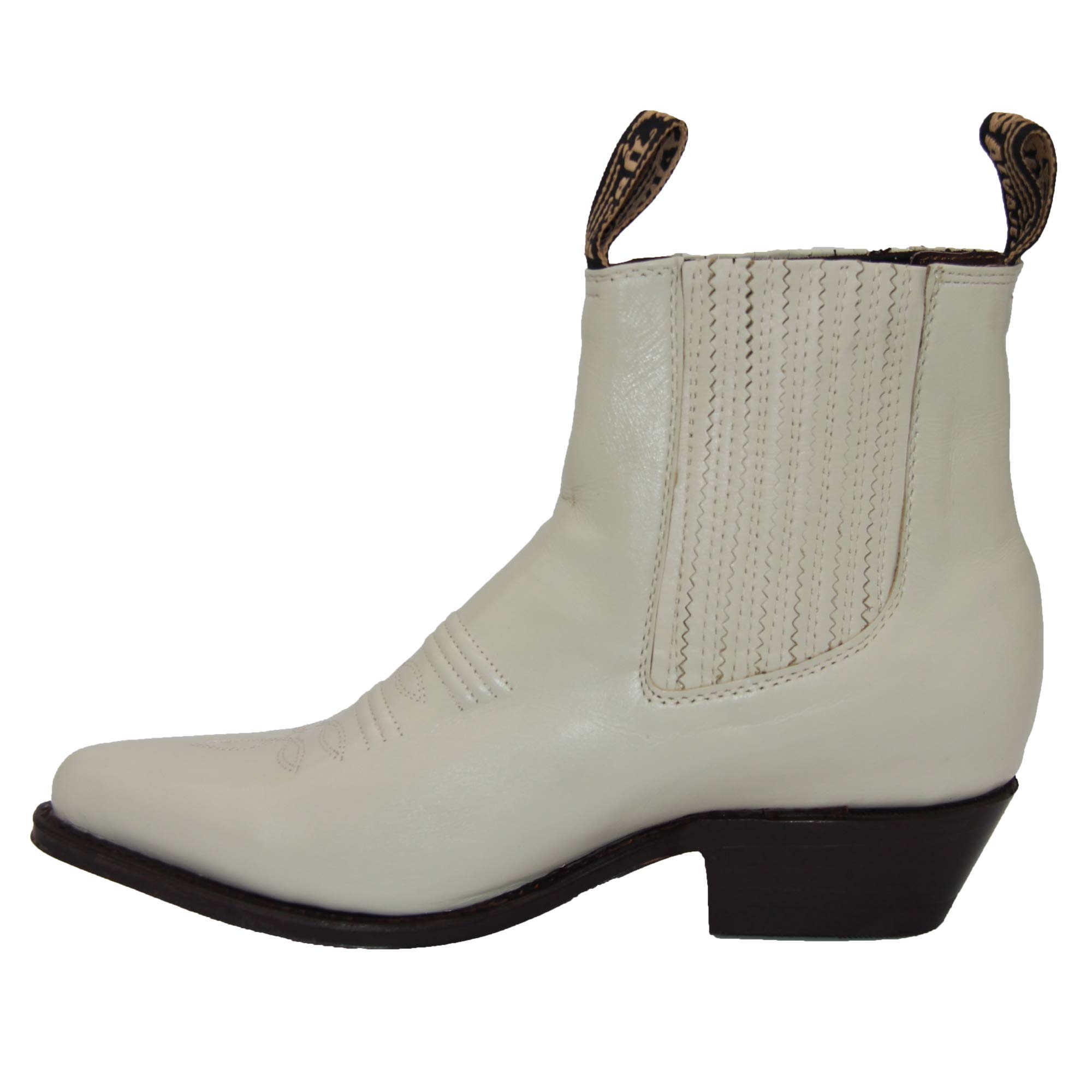 Authentic Men's Western Cowboy Boots - Genuine Leather Short Ankle Boots for Rodeo & Country Style | Perfect for Line Dancing, Horseback Riding & Casual Wear