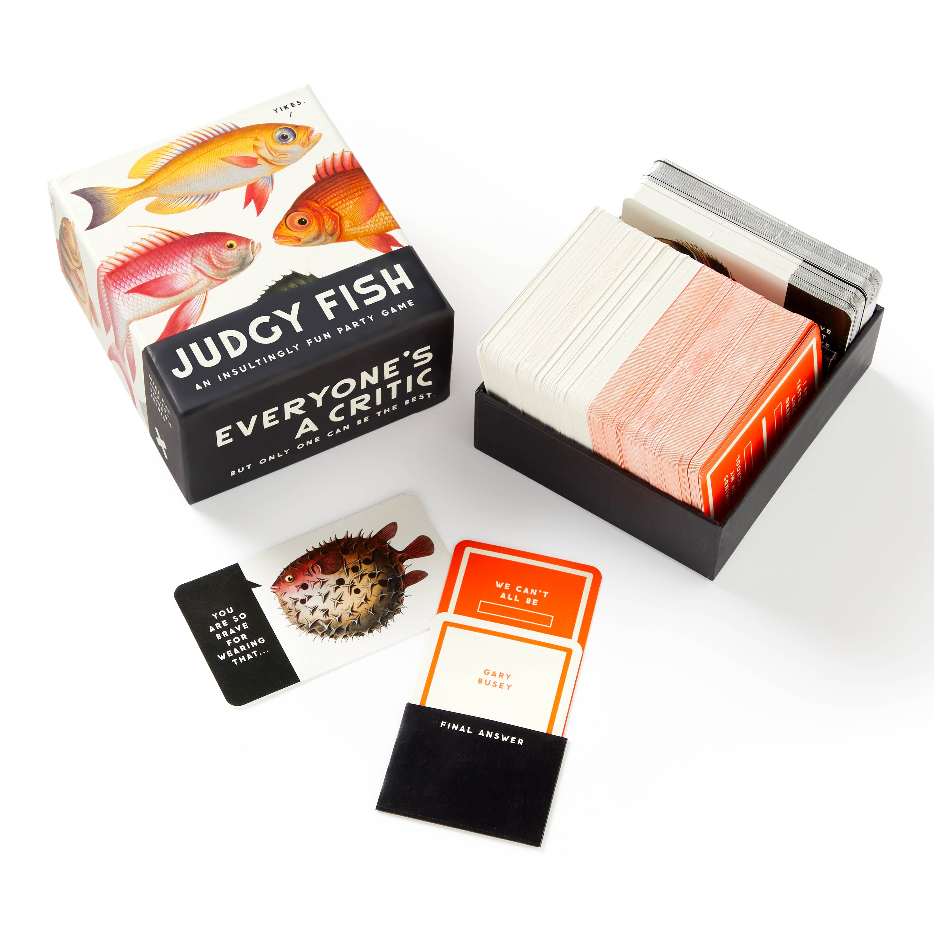 Chronicle Books Brass Monkey Judgy Fish Game - Fun Family Board Game for Kids & Adults - Perfect for Parties, Game Nights & Gifts