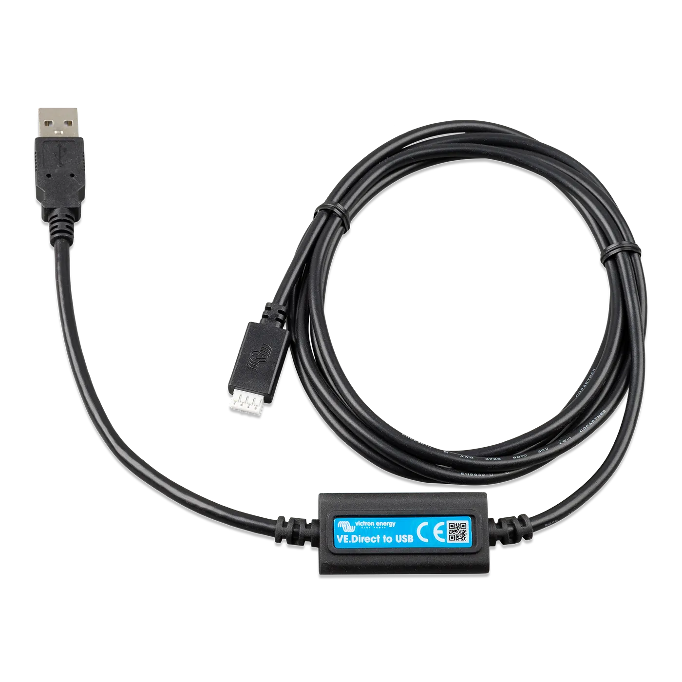 Victron VE.Direct to USB Interface Cable - Connect Solar Controllers to PC for Monitoring | Compatible with Victron Energy Devices | Perfect for RV, Marine & Off-Grid Solar Systems