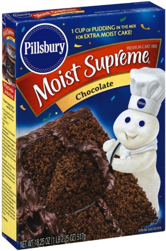 Pillsbury Chocolate Cake Mix - 18.5 Oz (Pack of 12) | Easy Baking Mix for Birthday Cakes, Parties & Family Desserts