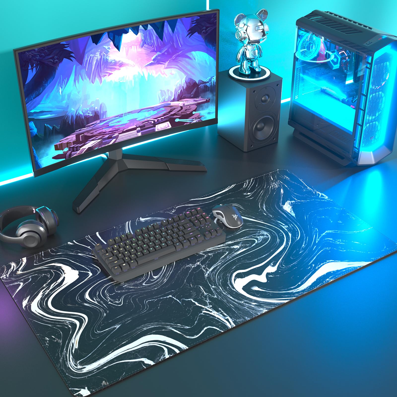 QIYI Extra Large Gaming Mouse Pad - 31.5