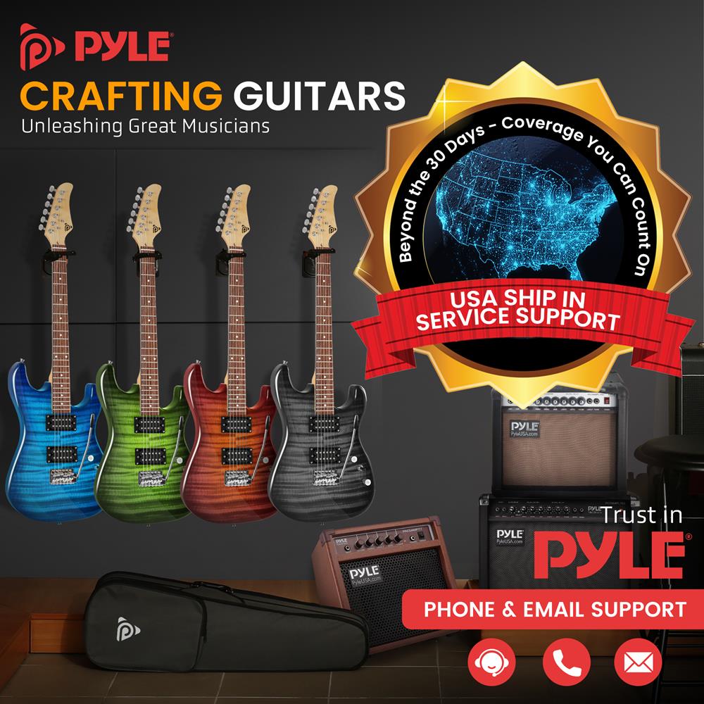 Complete Electric Guitar Starter Kit with Amp, Tuner & Accessories - Perfect for Beginners, Practice & Live Performances