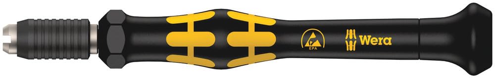 KRAFTFORM Micro-Set ESD/11 SB BIT Set Handle - Precision Screwdriver Kit for Electronics Repair, Anti-Static Tools for Phones, Laptops & Small Appliances - Perfect for DIY, Technicians & Home Use