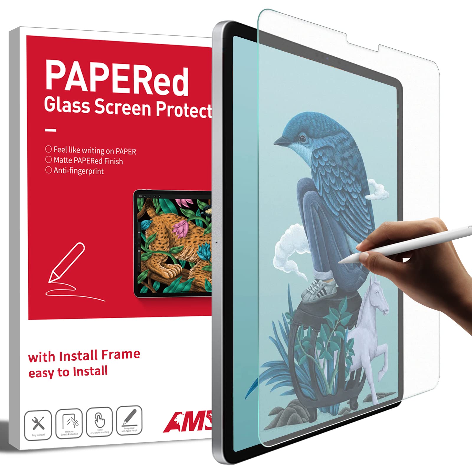 Premium Tempered Glass Screen Protector for iPhone 15 Pro/iPad Air 5 (2022)/iPad Air 4 10.9