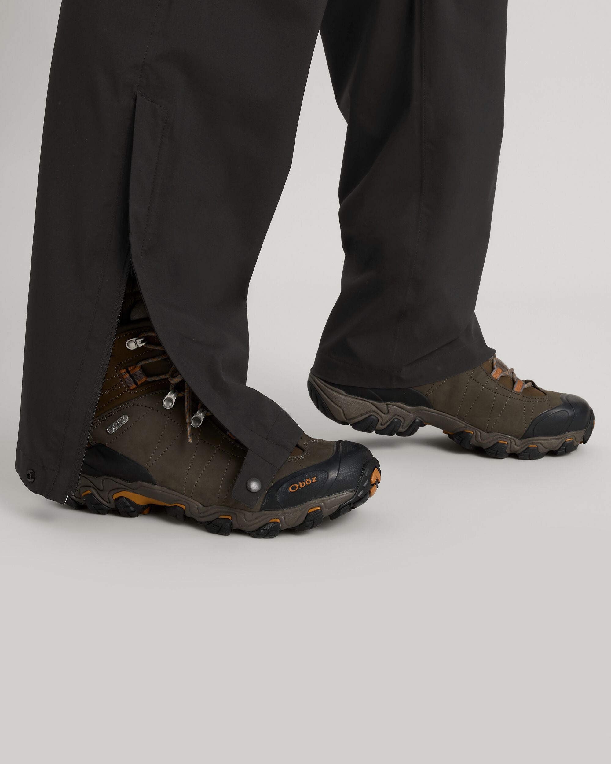 Men's Trailhead Stretch 2.5 Layer Waterproof Rain Pants - Black Stingray Color for Hiking, Camping & Outdoor Adventures