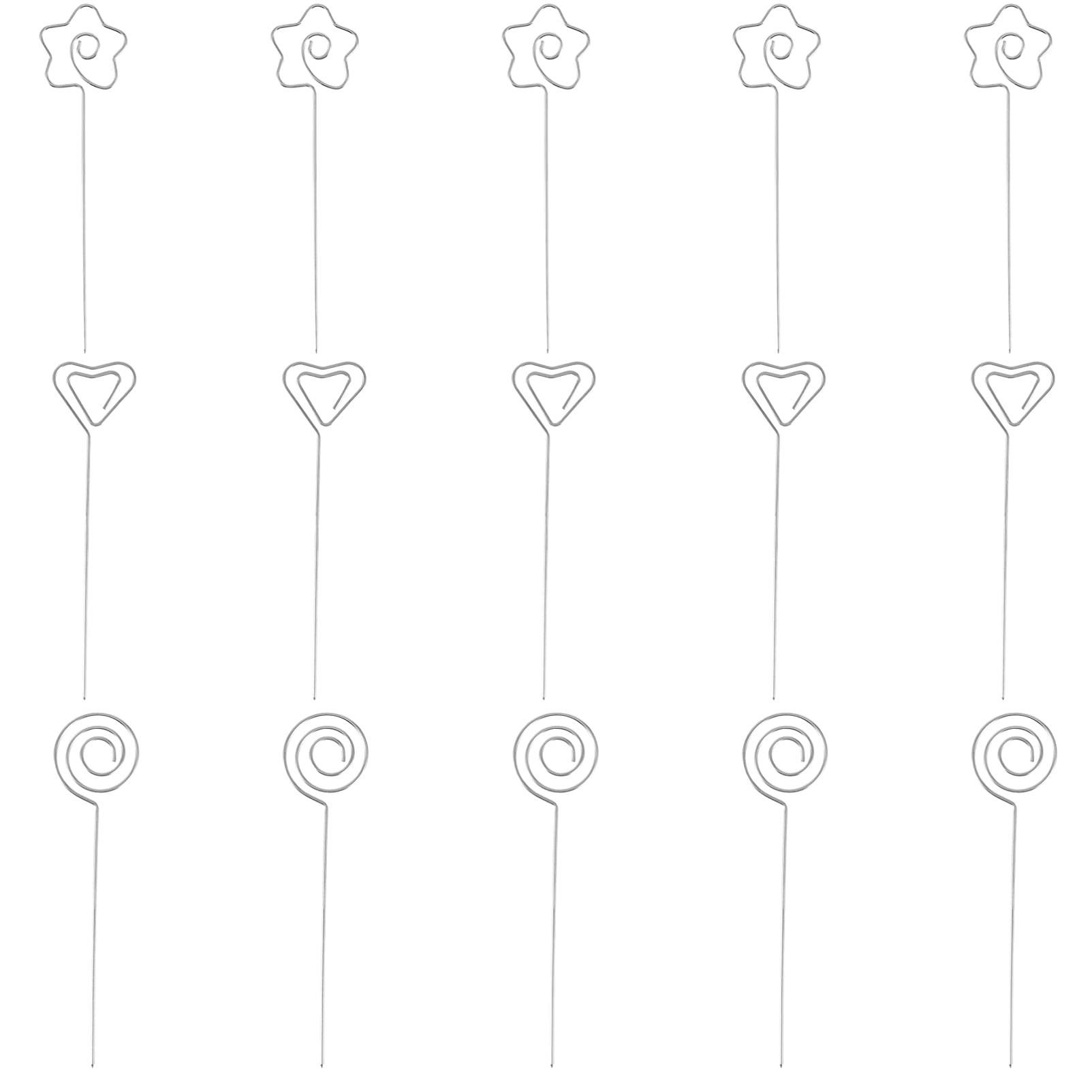 DOITOOL 15-Piece Stainless Steel Fruit Forks Set - Cake, Salad, Dessert & Snack Forks for Party, Dinner & Kitchen Use - Perfect for Fruit Platters, Cheese Boards & Wedding Decorations