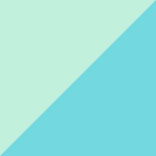 Mint Green and Blue