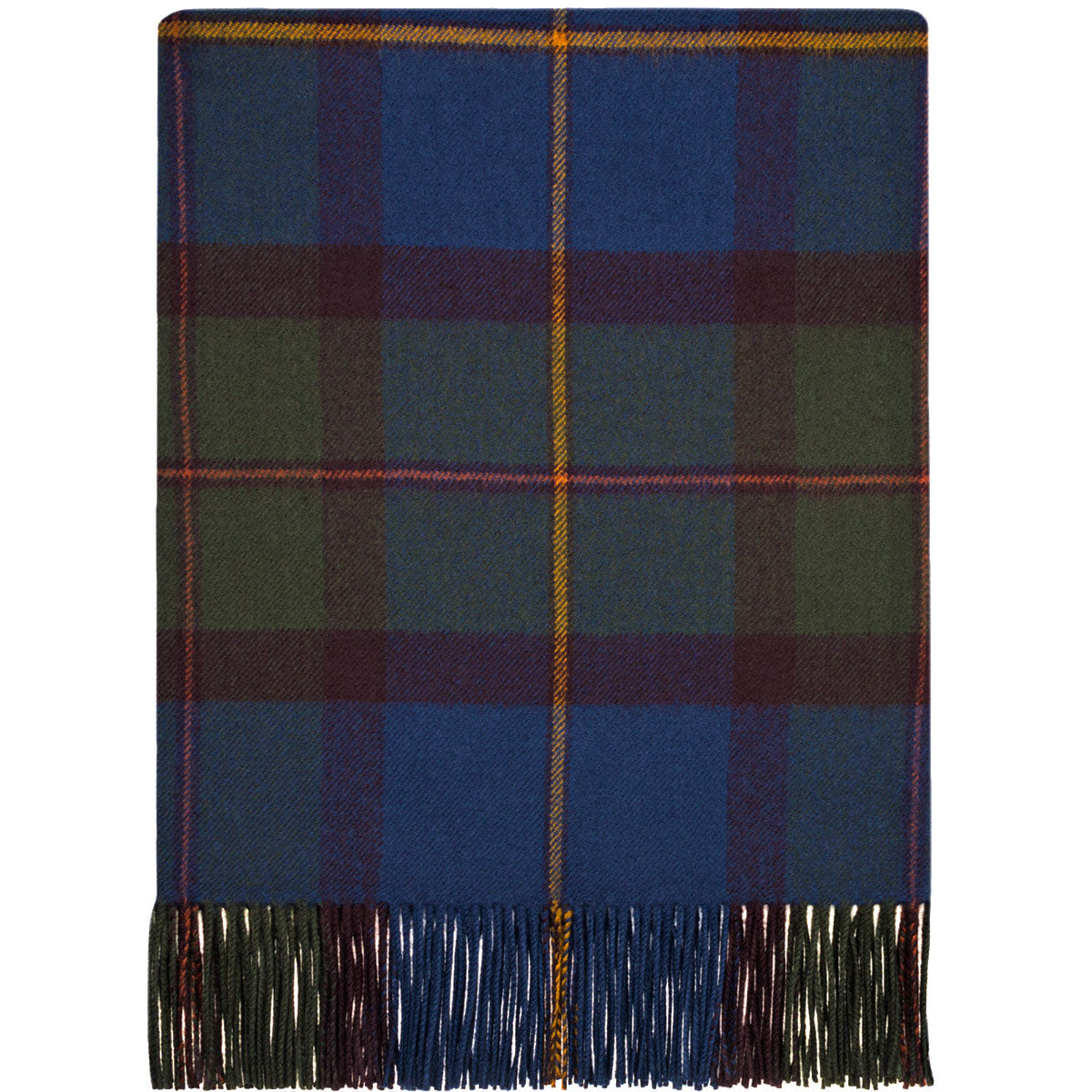 MacLeod of Harris Antique Tartan Lambswool Blanket - Premium Scottish Wool Throw for Sofa, Bed & Travel - Cozy Home Decor & Gift Idea