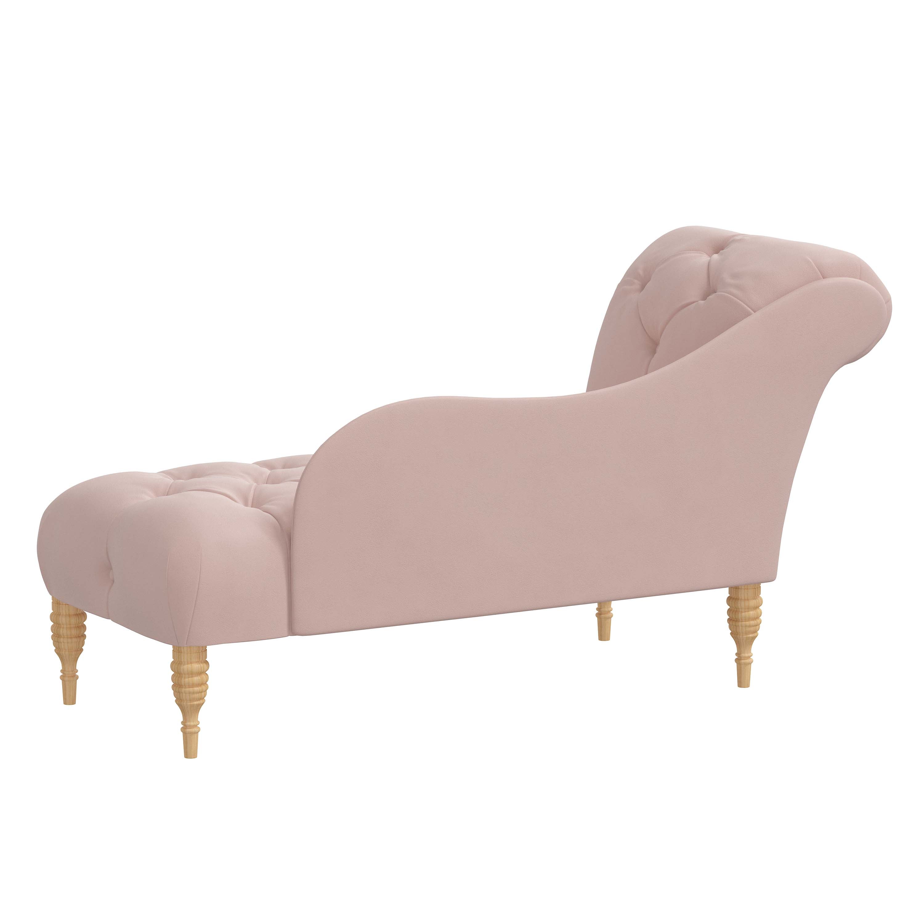 Rowen Chaise Lounge Chair - Modern Accent Furniture for Living Room, Bedroom & Patio - Stylish Upholstered Seating with Wooden Legs - Perfect for Relaxing, Reading & Decorating Your Home
