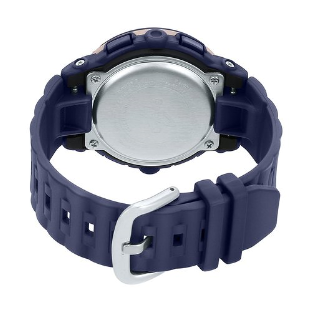 CASIO BABY-G BGA-150PG-2B2DR Digital Quartz Women's Watch - Blue Resin Band, Shock Resistant, Water Resistant - Perfect for Sports, Outdoor Activities & Everyday Wear