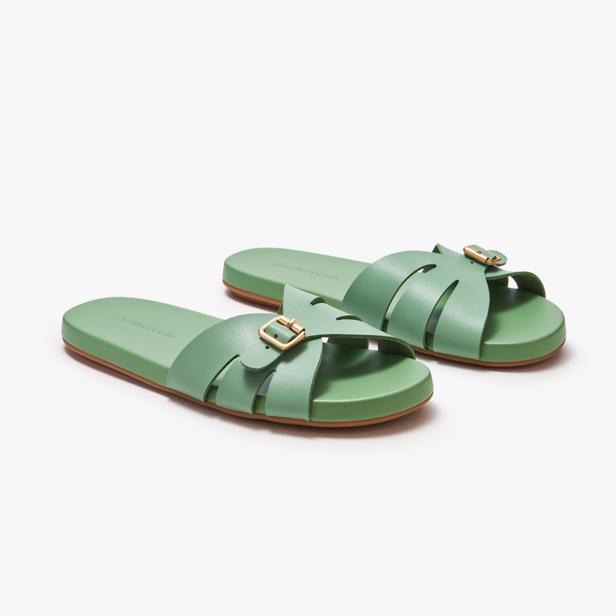 Sunday Slides Fern Green - Comfortable & Stylish Women's Slides for Casual Wear, Beach, Pool & Home Use