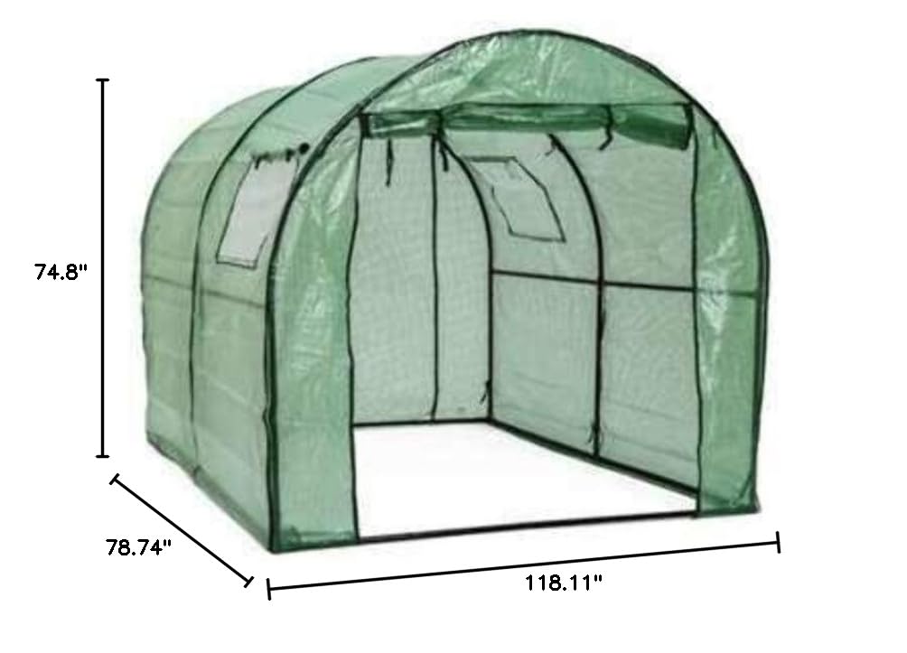 Gardman 7624 Reinforced Poly-Tunnel with Cover & Windows, 118.11