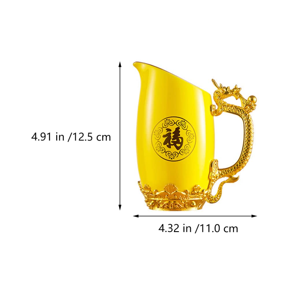 Vintage Chinese 12 Zodiac Sign Shot Glass Set - Whiskey, Soju & Baijiu Decanter with Retro Dispenser - Perfect for Home Bars, Asian-Themed Parties & Gift Giving