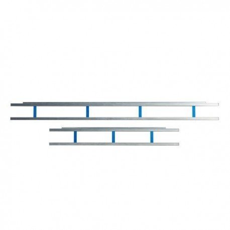 Blue Ripper Rail Basic Edition - 10 Foot (120 Inch) Heavy Duty Aluminum Rail for Skateboarding, BMX, and Scooter - Perfect for Skate Parks, Backyard Ramps, and DIY Obstacles