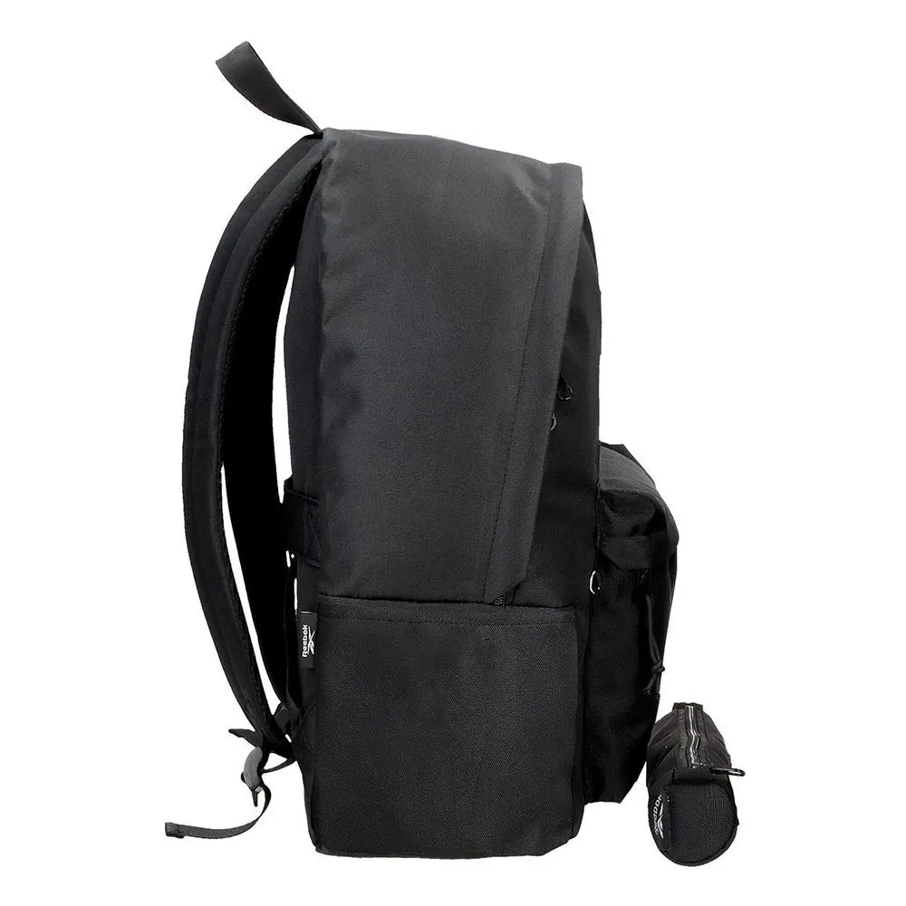 Reebok Brooklyn Black Backpack - Durable & Stylish Laptop Backpack for Men & Women - Perfect for Work, School, Travel & Gym