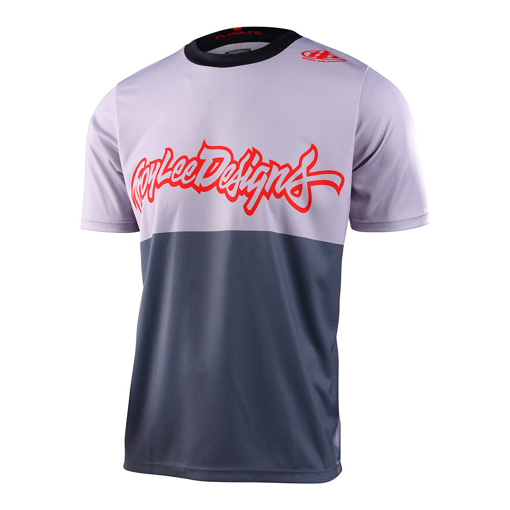 Flowline SS Jersey Scripter Charcoal - Premium Men's Baseball Jersey for Training & Games - Comfortable & Durable Performance Wear for Athletes & Fans