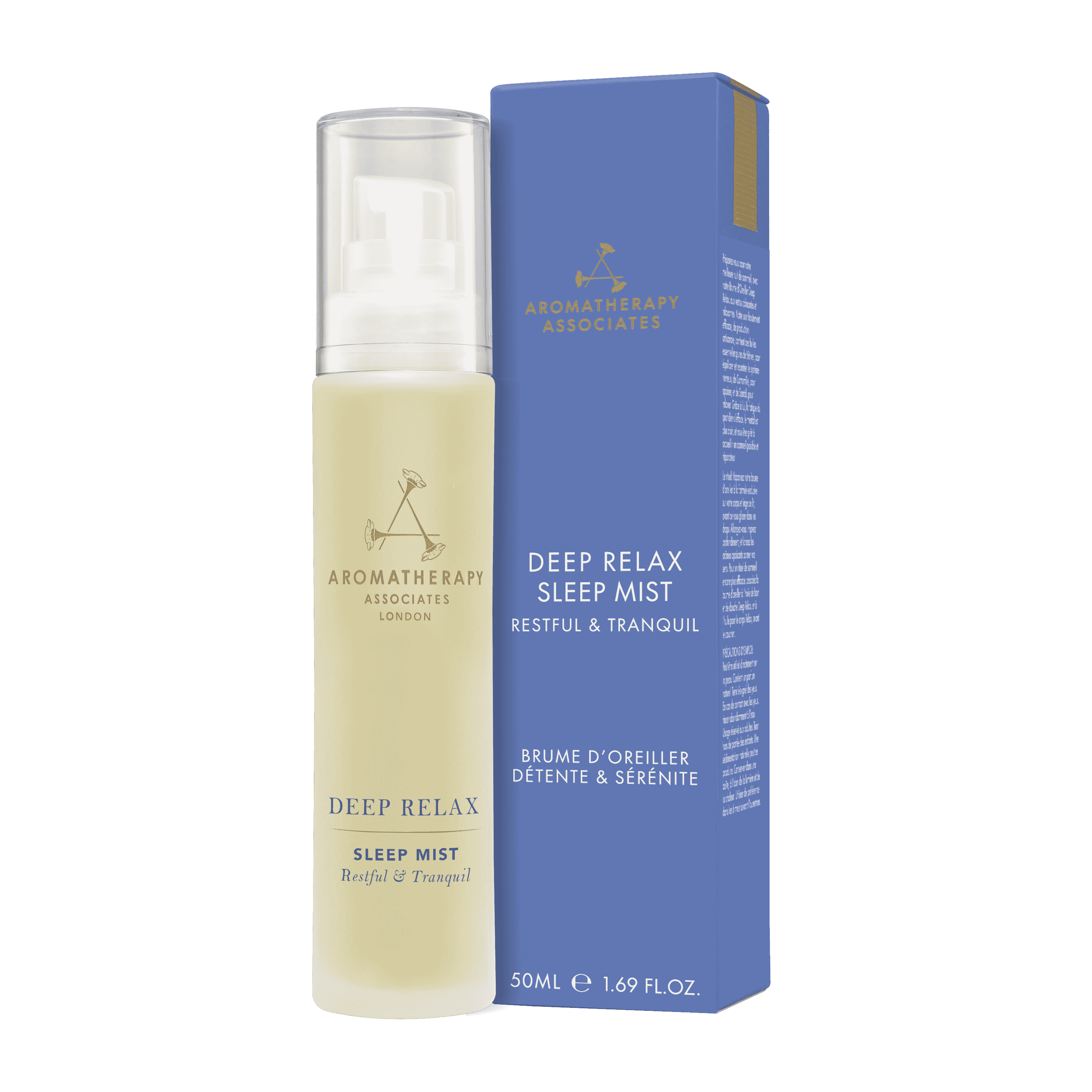Deep Relax Sleep Mist - Natural Lavender & Chamomile Essential Oil Spray for Better Sleep & Stress Relief | Perfect for Bedtime, Travel & Relaxation