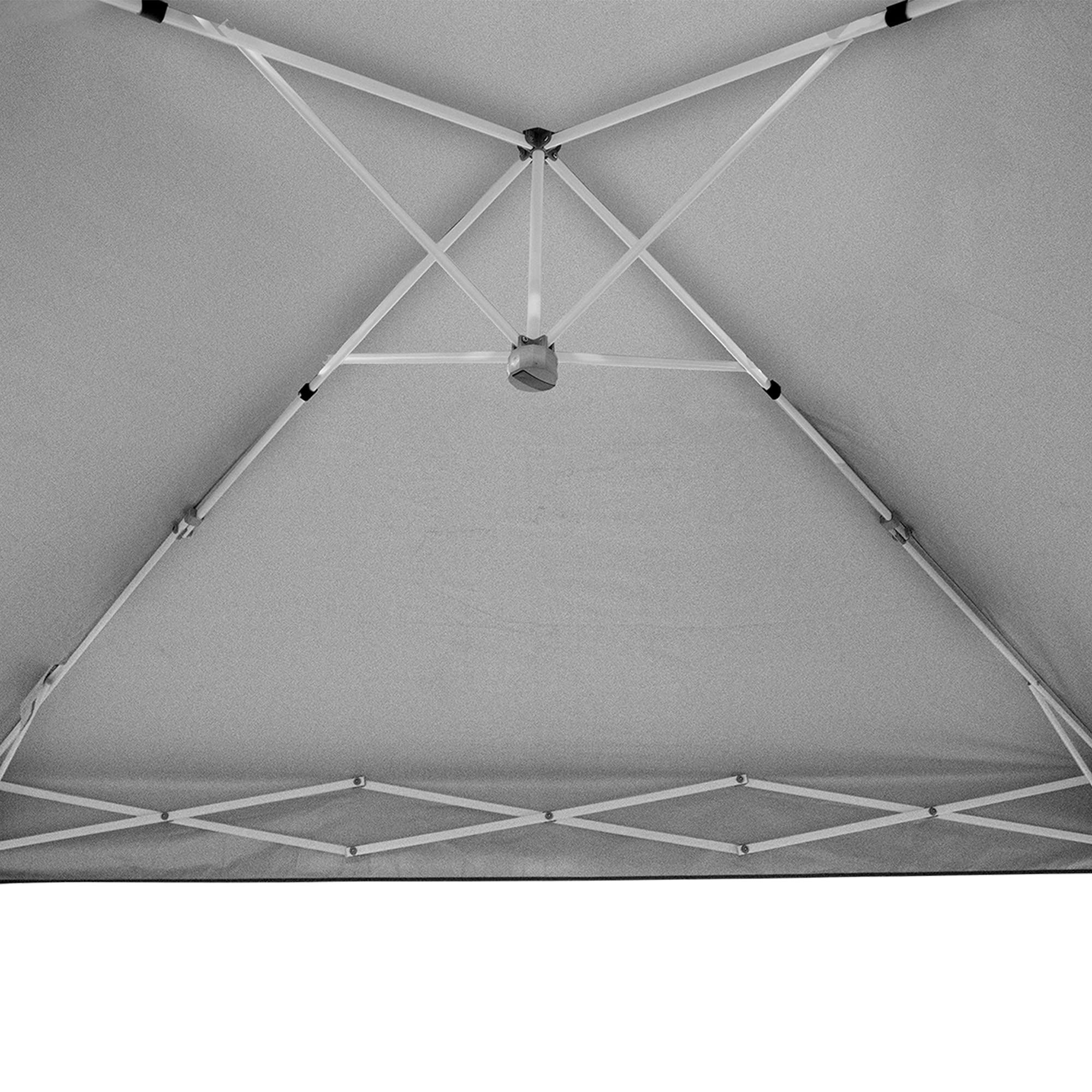 E-Z UP Patriot ONE-UP Technology Shelter - 10' x 10' Instant Canopy Tent with Carry Bag, Black (PTSBK10) - Perfect for Outdoor Events, Camping, and Tailgating