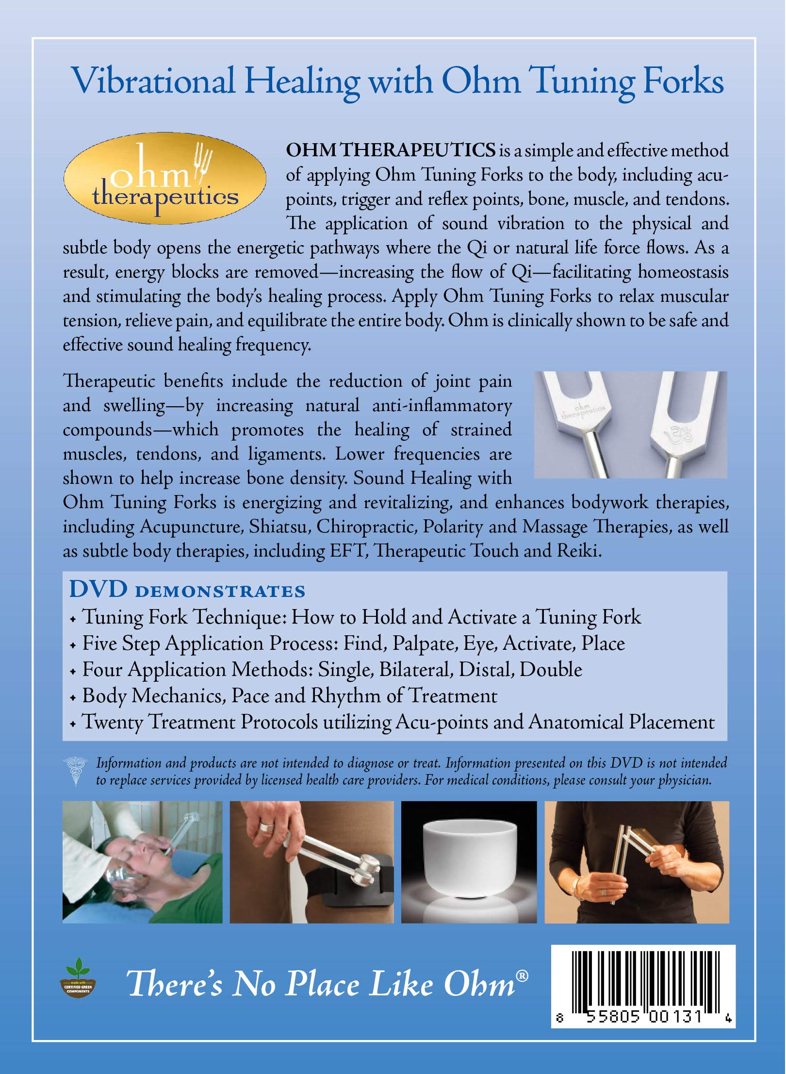 Ohm Therapeutics Tuning Forks Set - Professional Vibrational Healing Tools for Bodyworkers, Energy Practitioners & Sound Therapy | Relaxation, Chakra Balancing & Energy Alignment