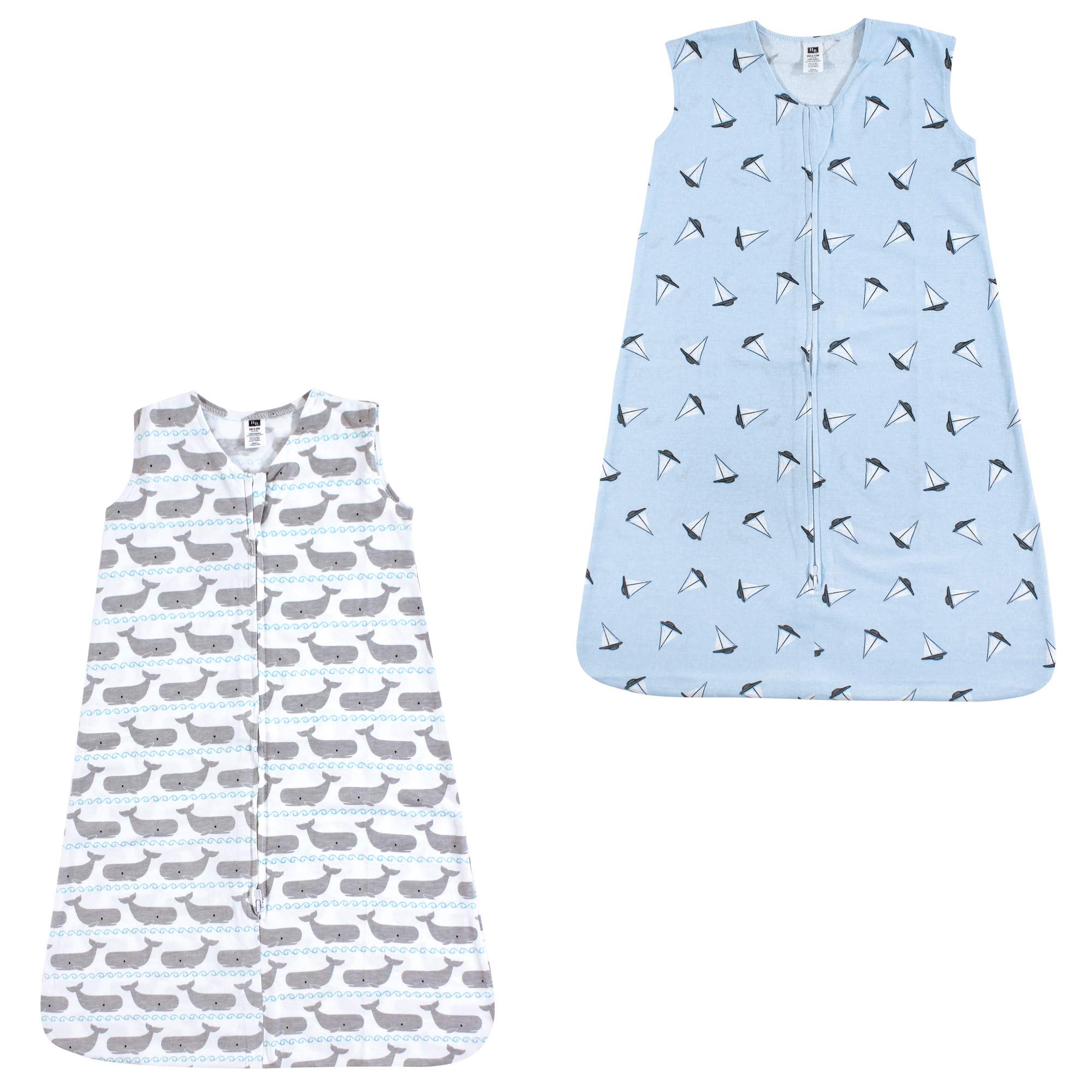 Hudson Baby Cotton Sleeveless Sleeping Bag for Infants - Comfortable Nursery Wear