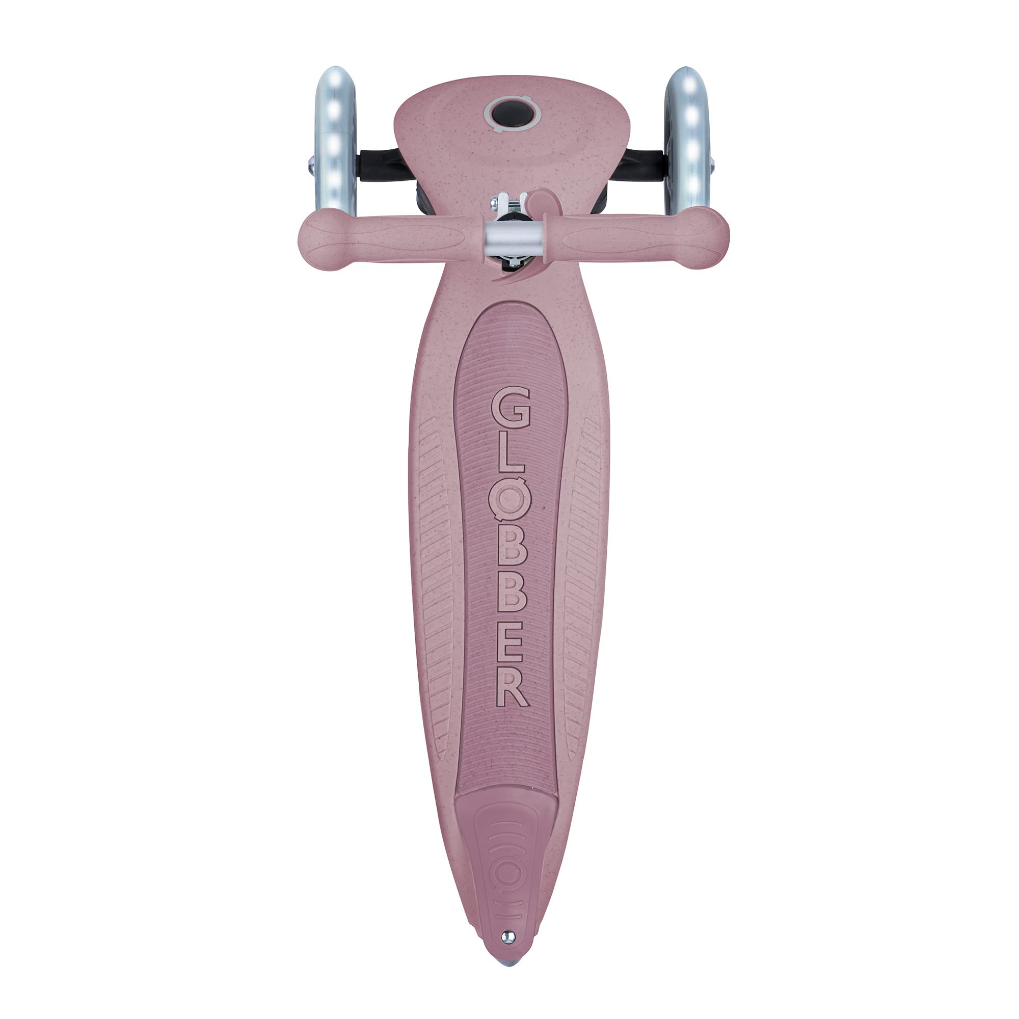 Globber Junior Foldable Light-Up Eco Scooter - Unisex Youth Kick Scooter for Kids | Perfect for Commuting, School & Outdoor Fun