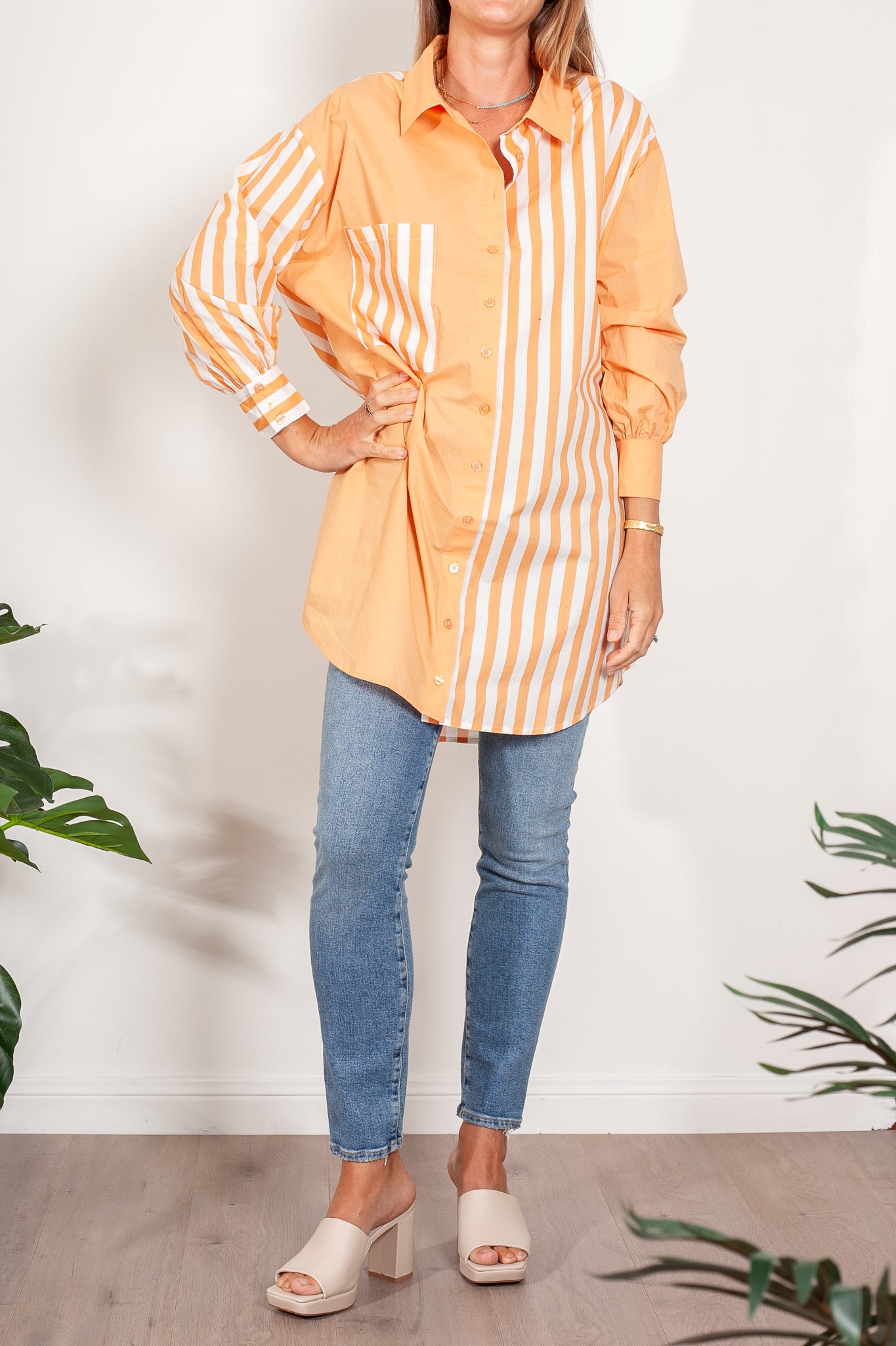 Ena Pelly Women's Bree Cotton Striped Dress - Casual Summer Dress for Beach, Vacation & Everyday Wear