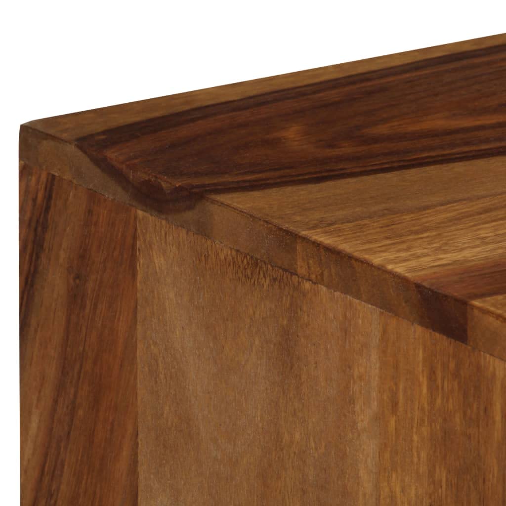 55 Inch TV Stand Solid Sheesham Wood Media Console - 55.1