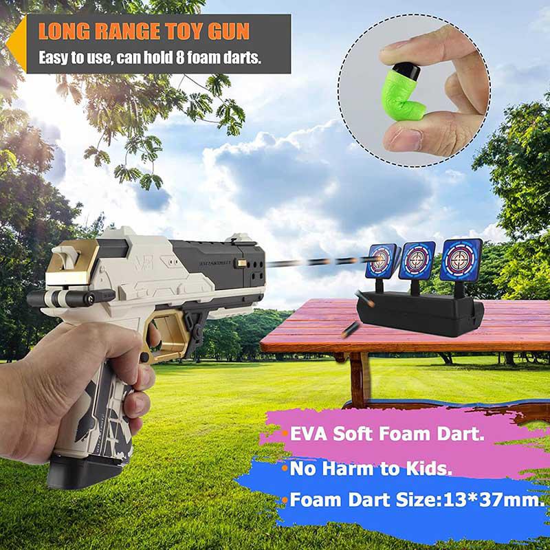 Assault SP50 Cyberpunk Darts Blaster - High Performance Foam Dart Gun for Outdoor Games & Nerf Battles - Perfect for Backyard Fun, Team Competitions & Cosplay Events