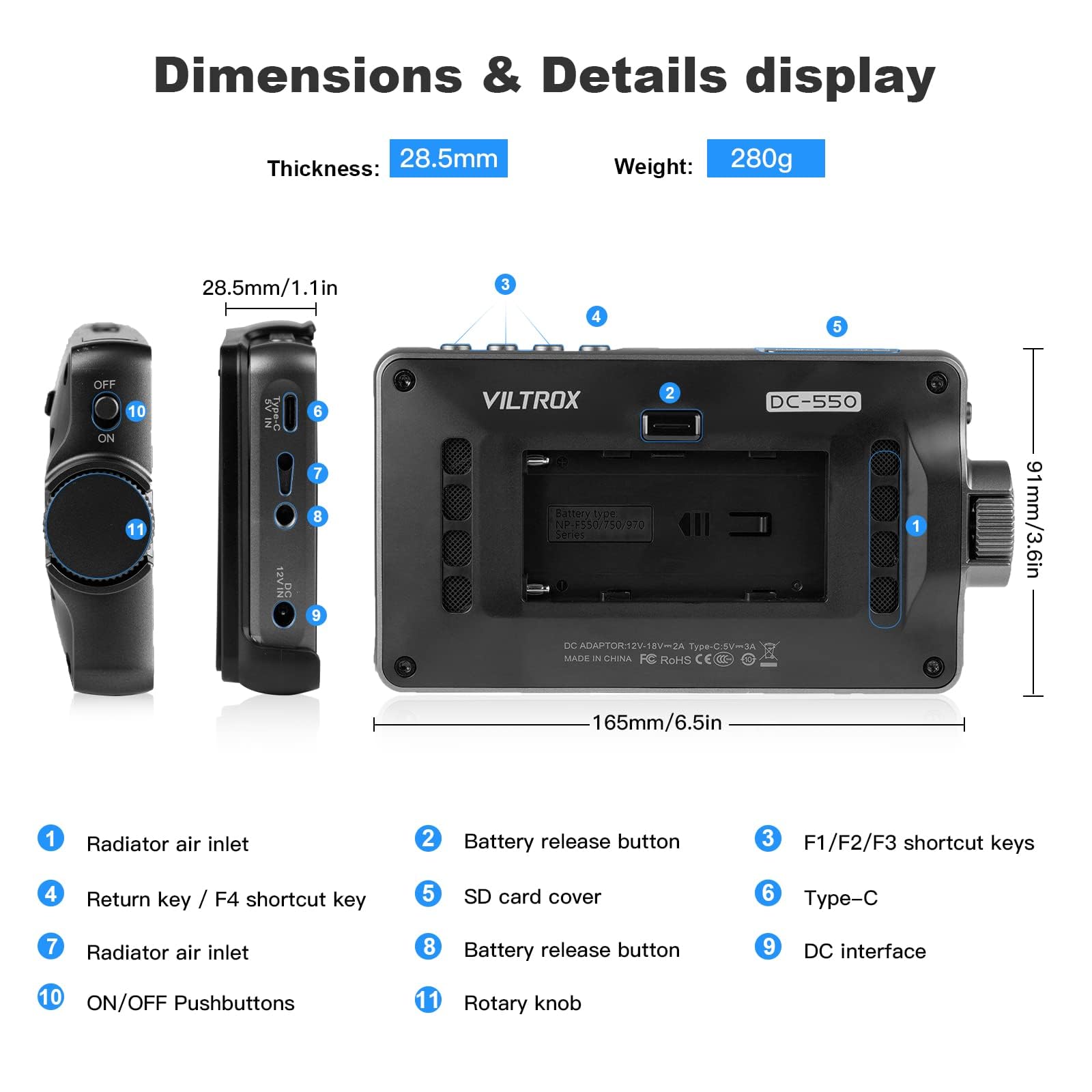 VILTROX DC-550Pro 5.5