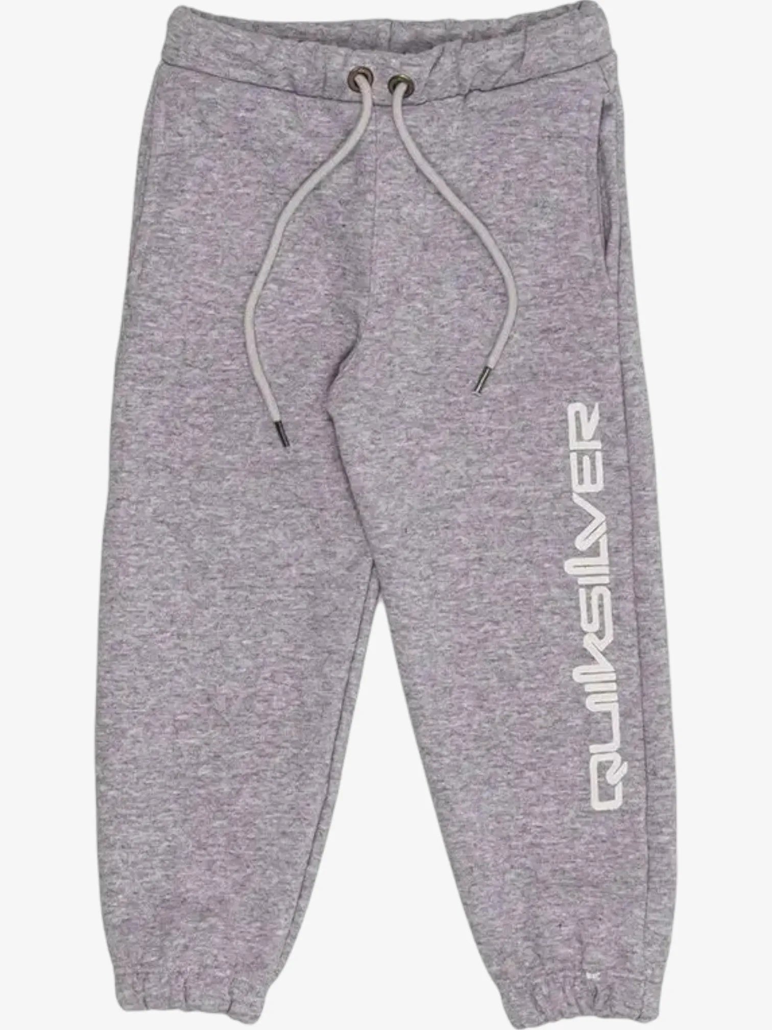 Quiksilver Boys' Grey Trackpants - Comfortable Fleece Joggers for Kids - Perfect for School, Sports & Casual Wear