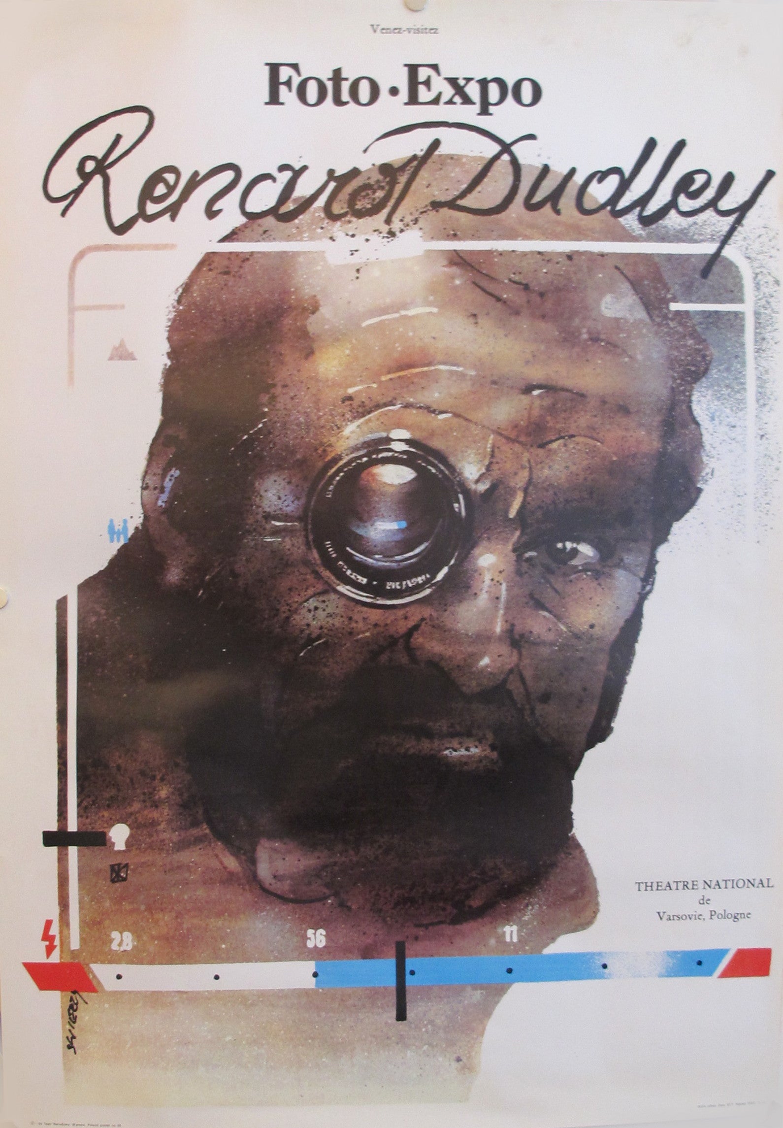 1977 Original Polish Poster - Renard Dudley Photography Exhibition | Vintage Art Collectible for Home & Office Decor