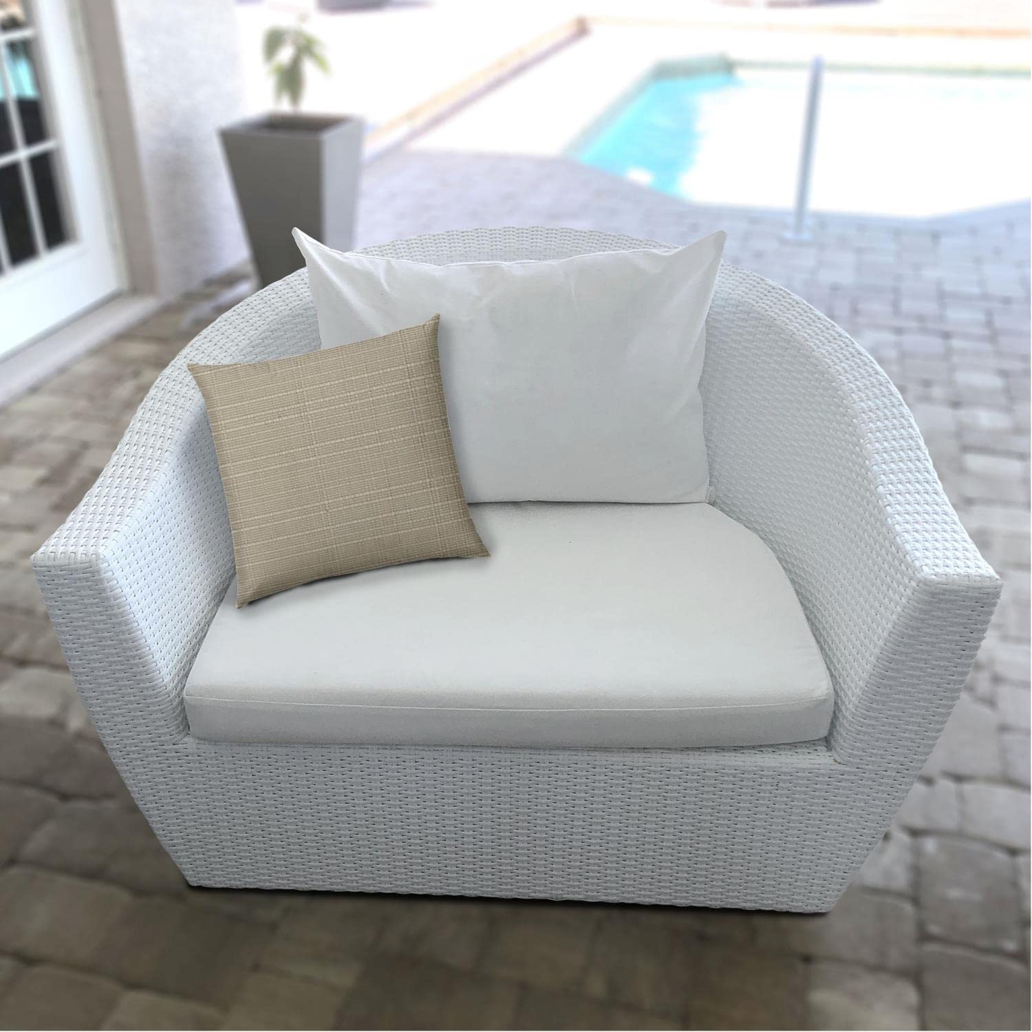Outdoor/Indoor Pillows with Sewn Closure - Home & Garden Decor