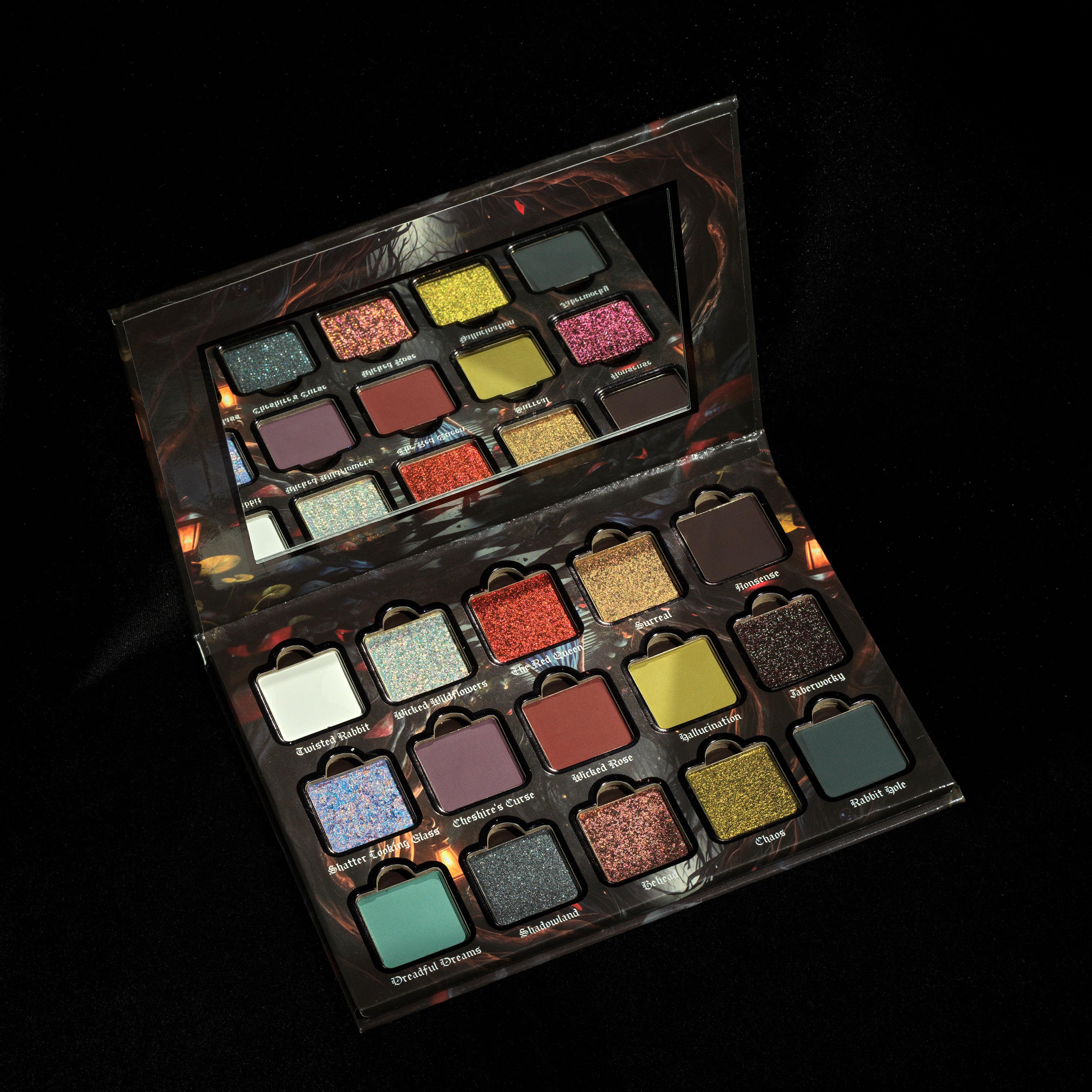 Underland Eyeshadow Palette - 12 Highly Pigmented Matte & Shimmer Eyeshadows for Stunning Eye Makeup | Perfect for Day & Night Looks, Parties & Special Occasions
