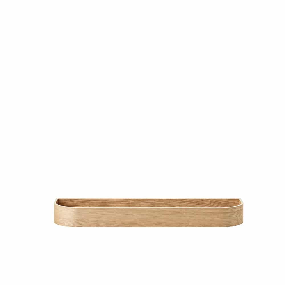 AUDO CPH Epoch Floating Wall Shelf - Natural Oak Wood - 2 Size Options - Perfect for Living Room, Bedroom & Office Storage Decor
