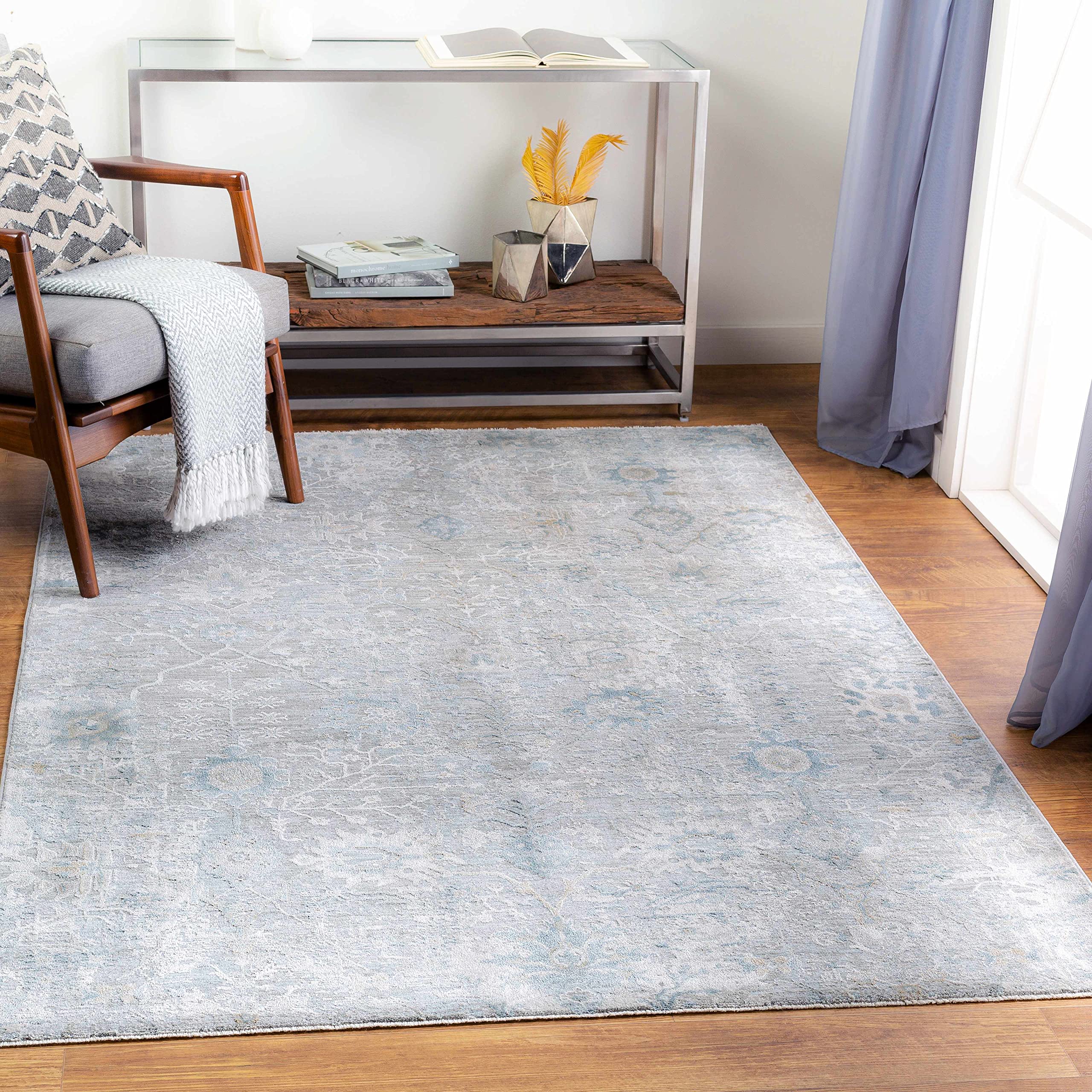 Hauteloom Gilmanton Moroccan Farmhouse Round Area Rug 6'7