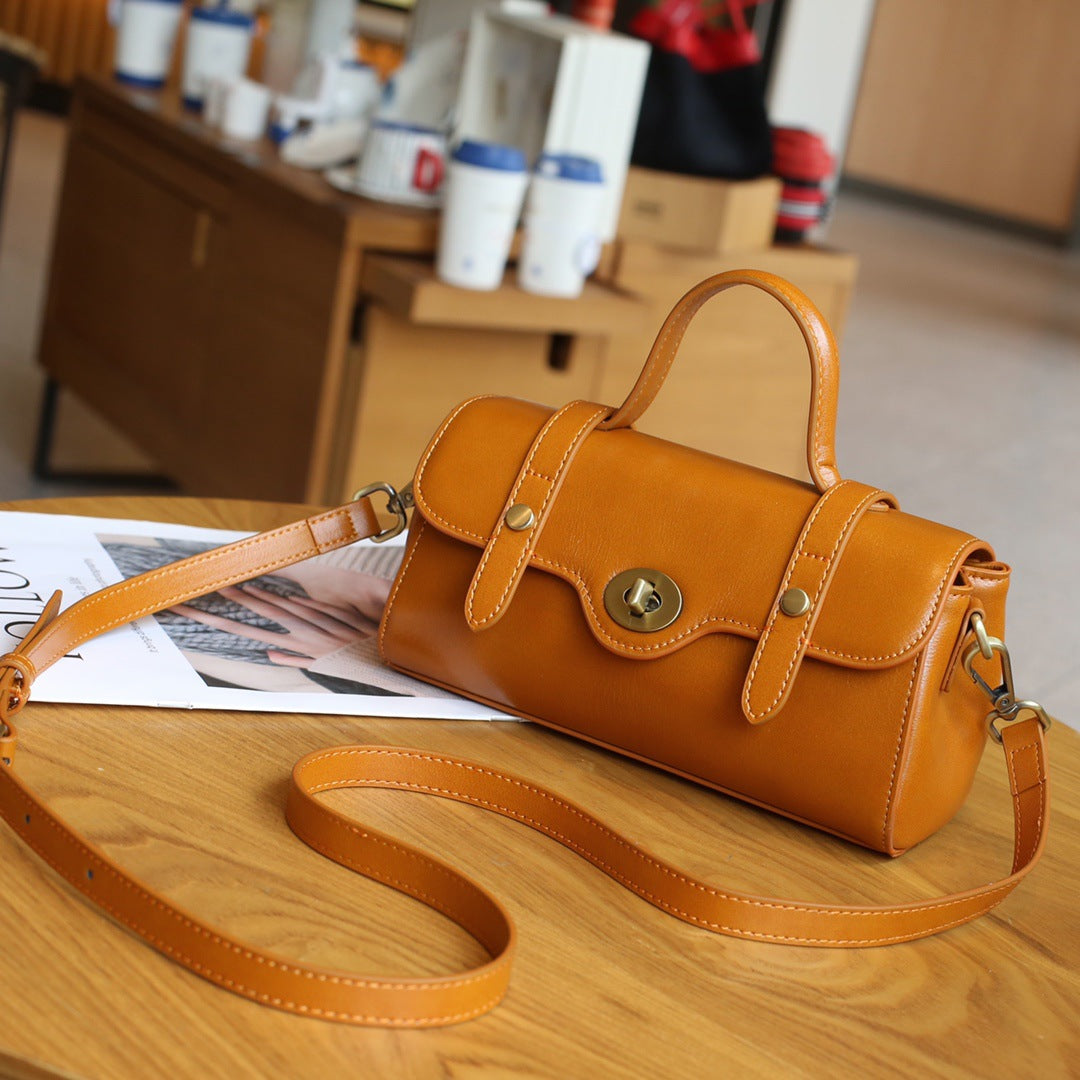 Compact Flap Handle Crossbody Bag for Women - Stylish & Lightweight Everyday Purse for Work, Travel & Shopping