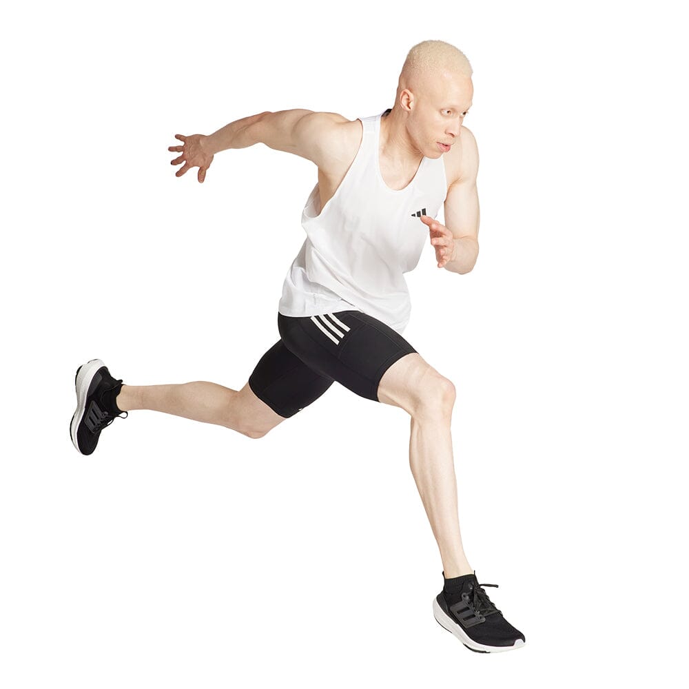 Adidas Men's Running Short Tights - Moisture-Wicking, Breathable & Comfortable for Jogging, Gym Workouts & Training