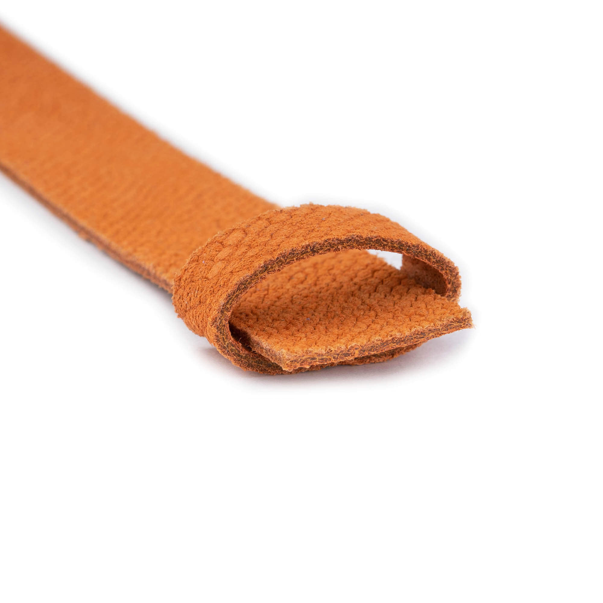 Versace Replacement Belt Strap - 2.5cm Orange Suede with Snake Embossed Design | Fashion Accessory for Jeans, Dresses & Formal Wear