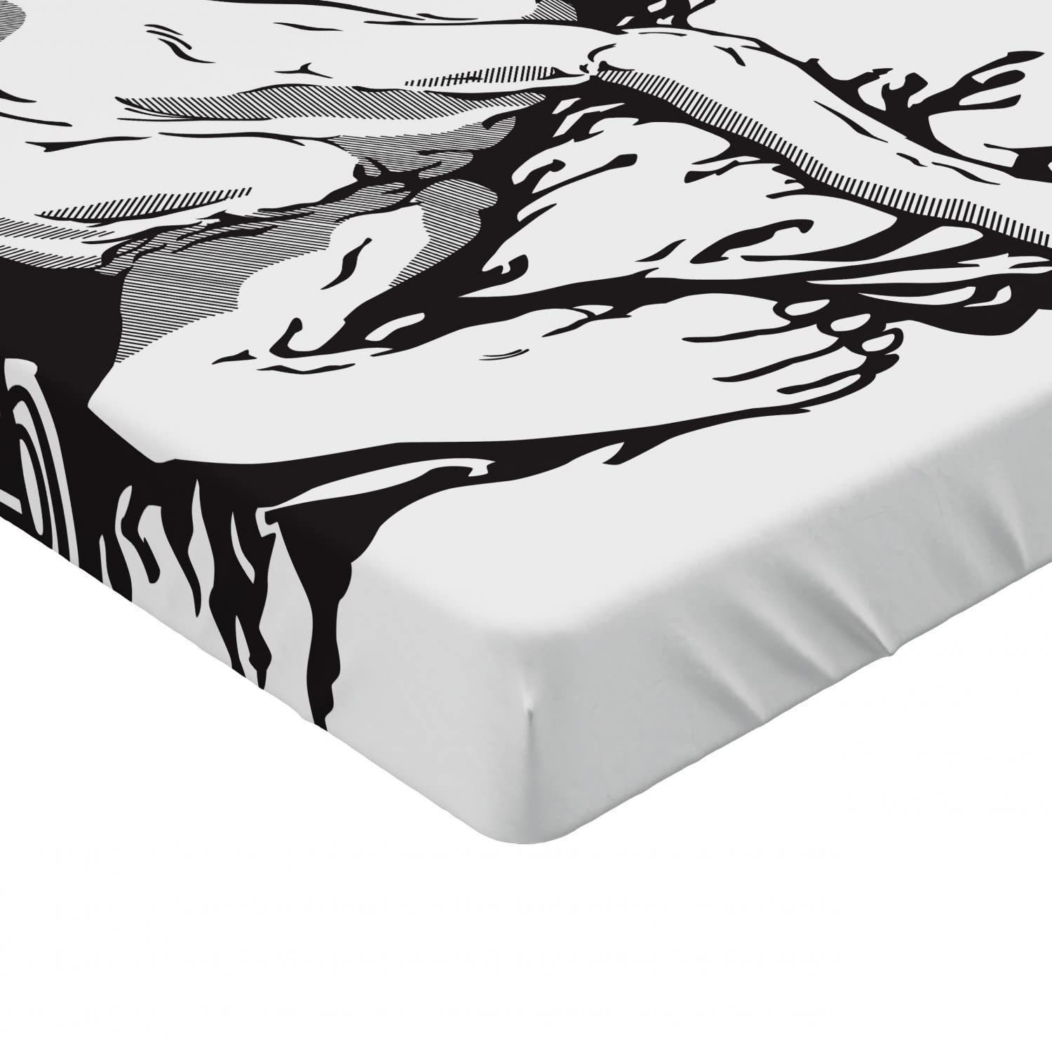 Ambesonne Boxer Dog Fitted Sheet 2-Pack, King Size for Deep Pockets - Home Decor