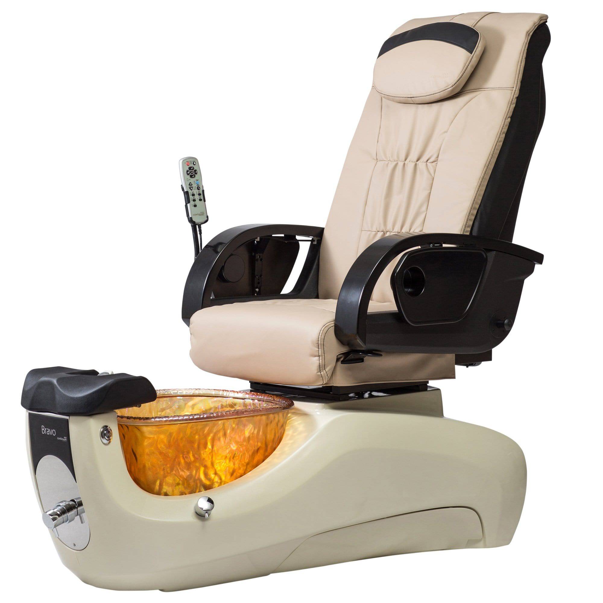 Premium Continuum Bravo LE Pedicure Chair - Professional Salon Spa Pedicure Station with Adjustable Features for Ultimate Comfort - Perfect for Nail Salons, Spas & Beauty Professionals