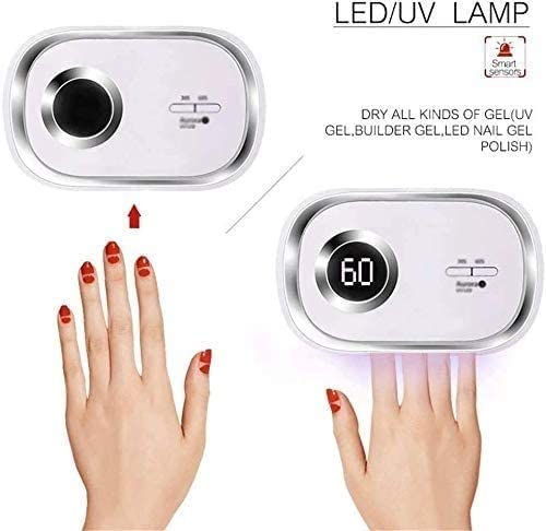 Professional 48W UV LED Nail Lamp - Fast Curing Gel Polish Dryer with 3 Timer Settings | Salon Quality Manicure Light for Home & Salon Use | Perfect Valentine's Gift for Women & Girls | Great for Gel Nails, Acrylics & DIY Nail Art