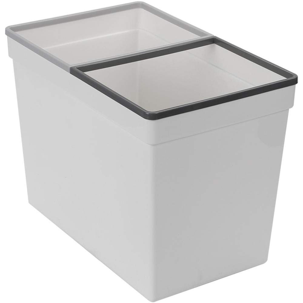 30L & 15L Dual Compartment Kitchen Recycling Bin with Soft-Close Lid - Airtight Plastic Waste Bins for Food Scraps, Recyclables & Organic Waste | Perfect for Under-Sink Storage & Eco-Friendly Homes